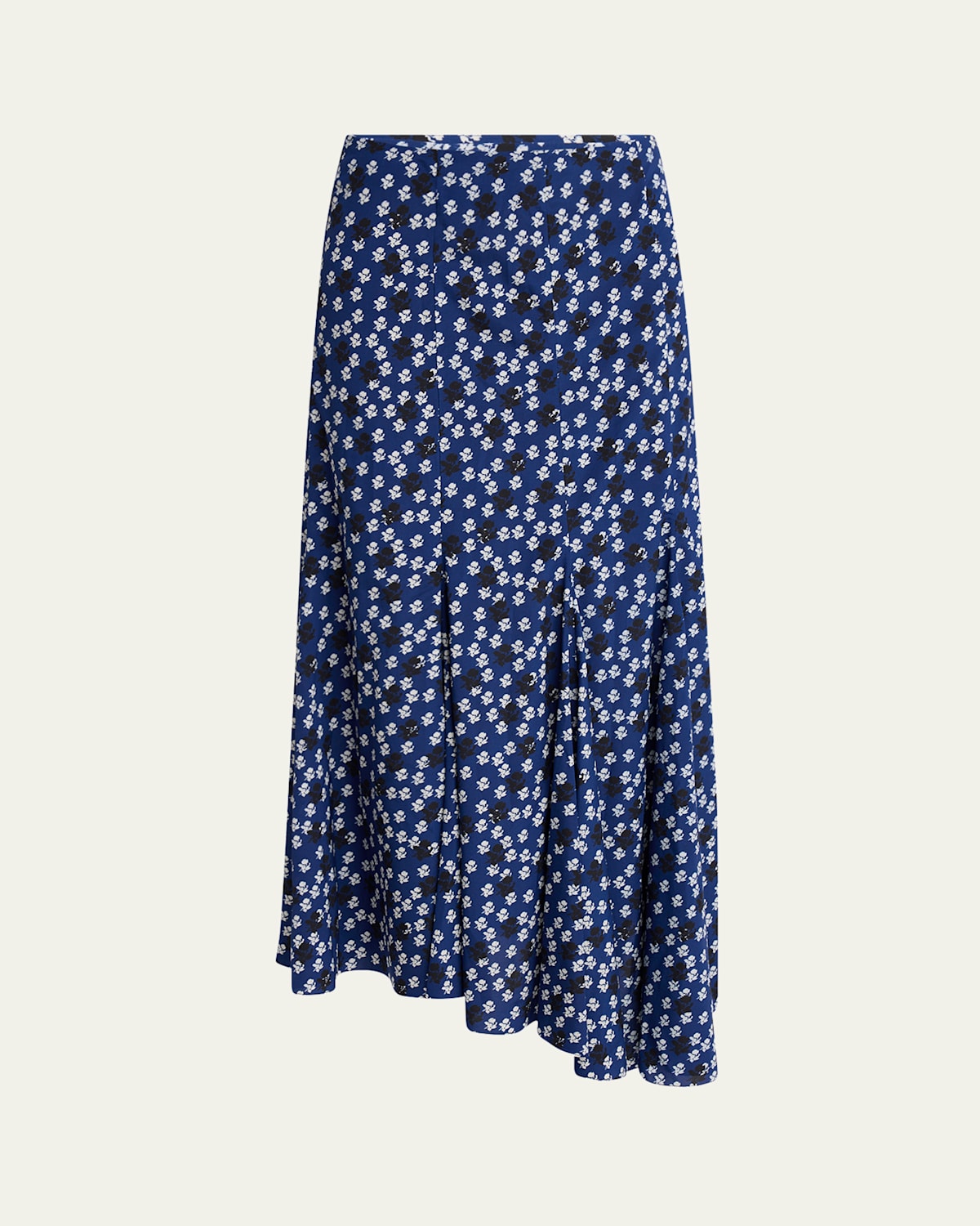 Proenza Schouler Joelle Maxi Skirt In Navy Multi