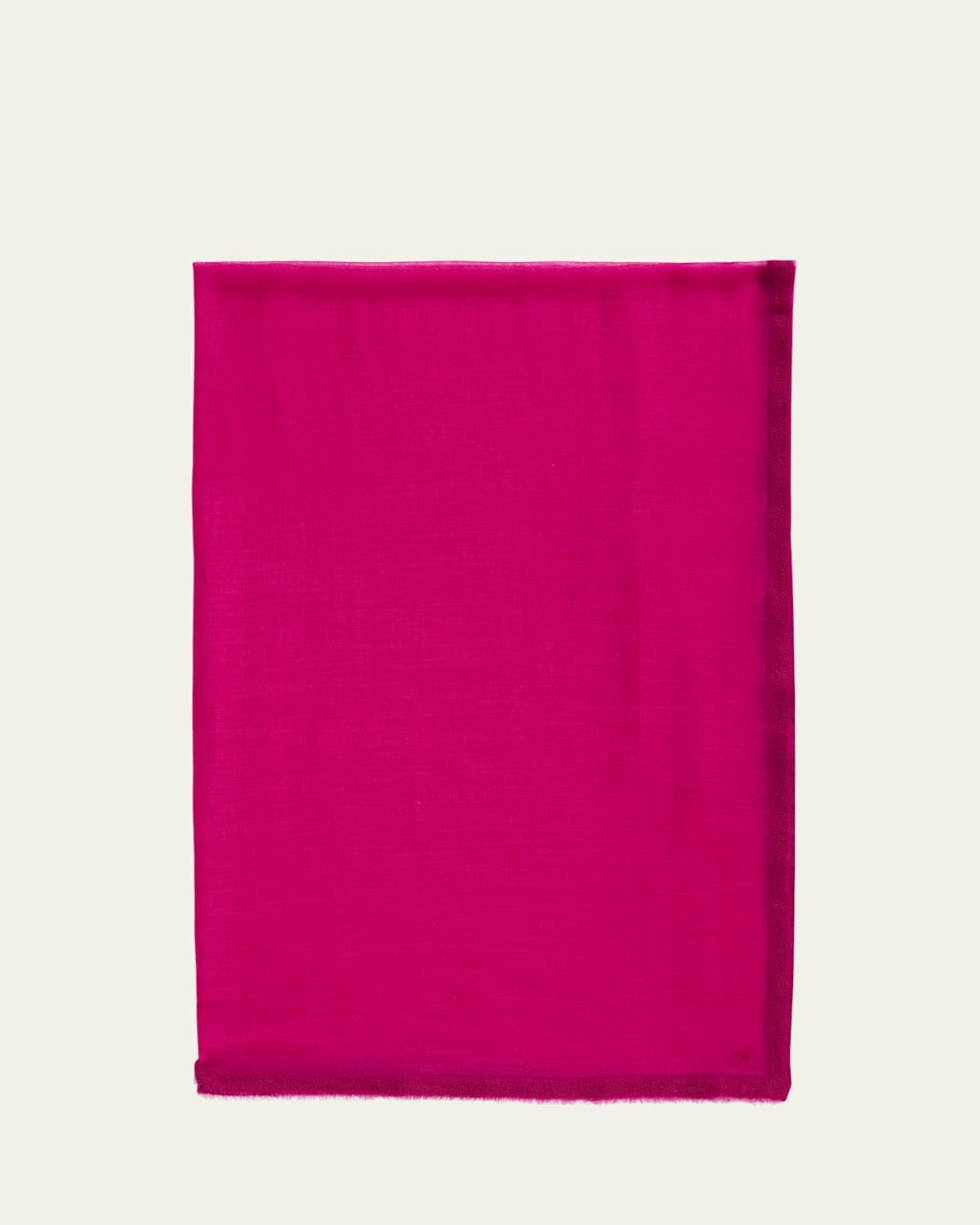 The Row Fioko Fuzzy Edge Cashmere Scarf In Purple Iris
