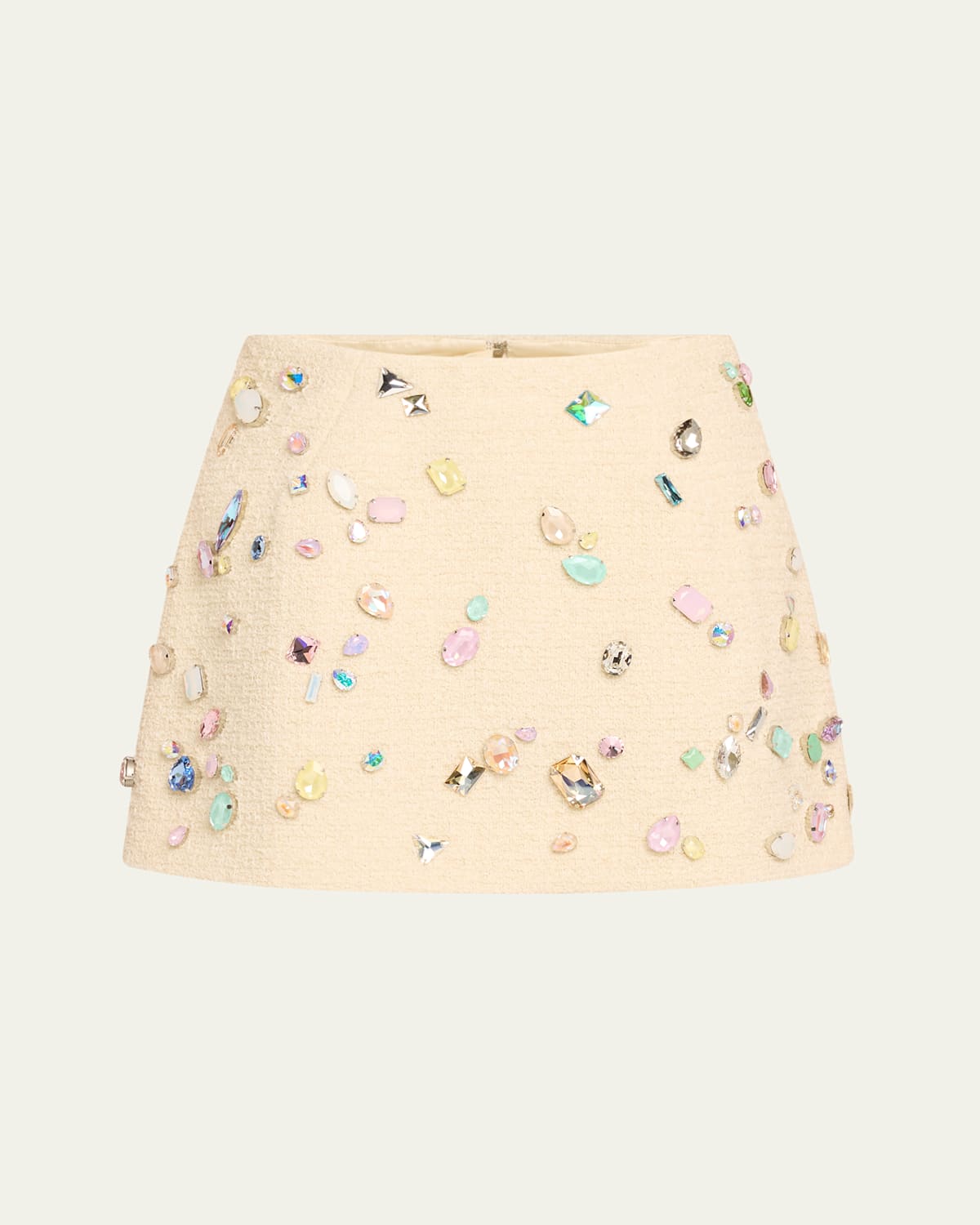 Marc Jacobs Runway Swarovski Wool Jacket In Ivory