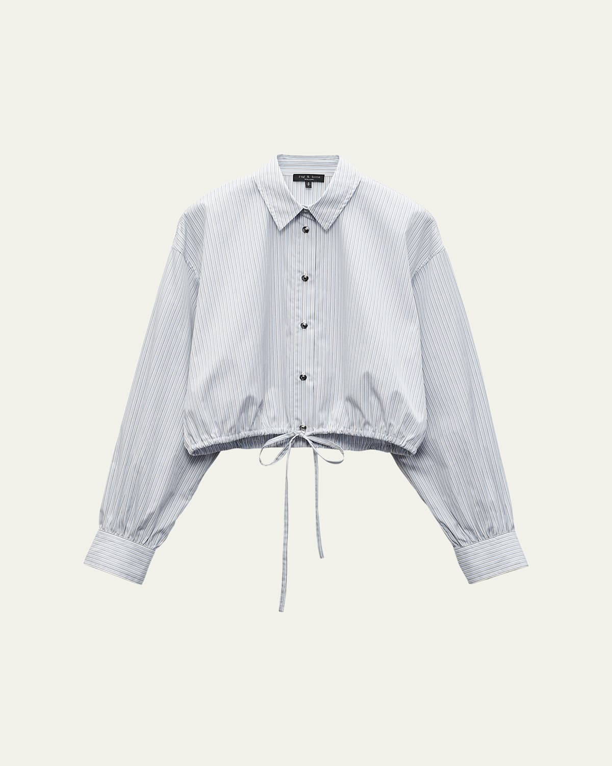 Rag & Bone Georgie Stripe Drawstring Shirt