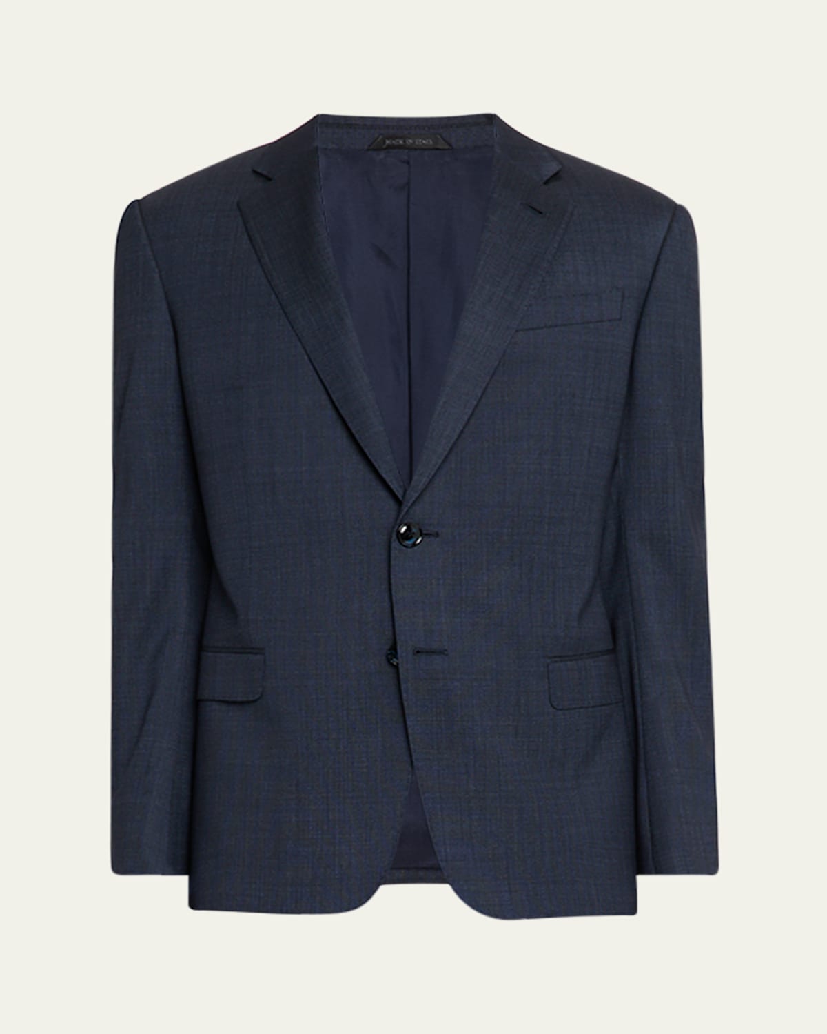 Giorgio Armani Men's Wool And Silk Chambray Two-piece Suit
