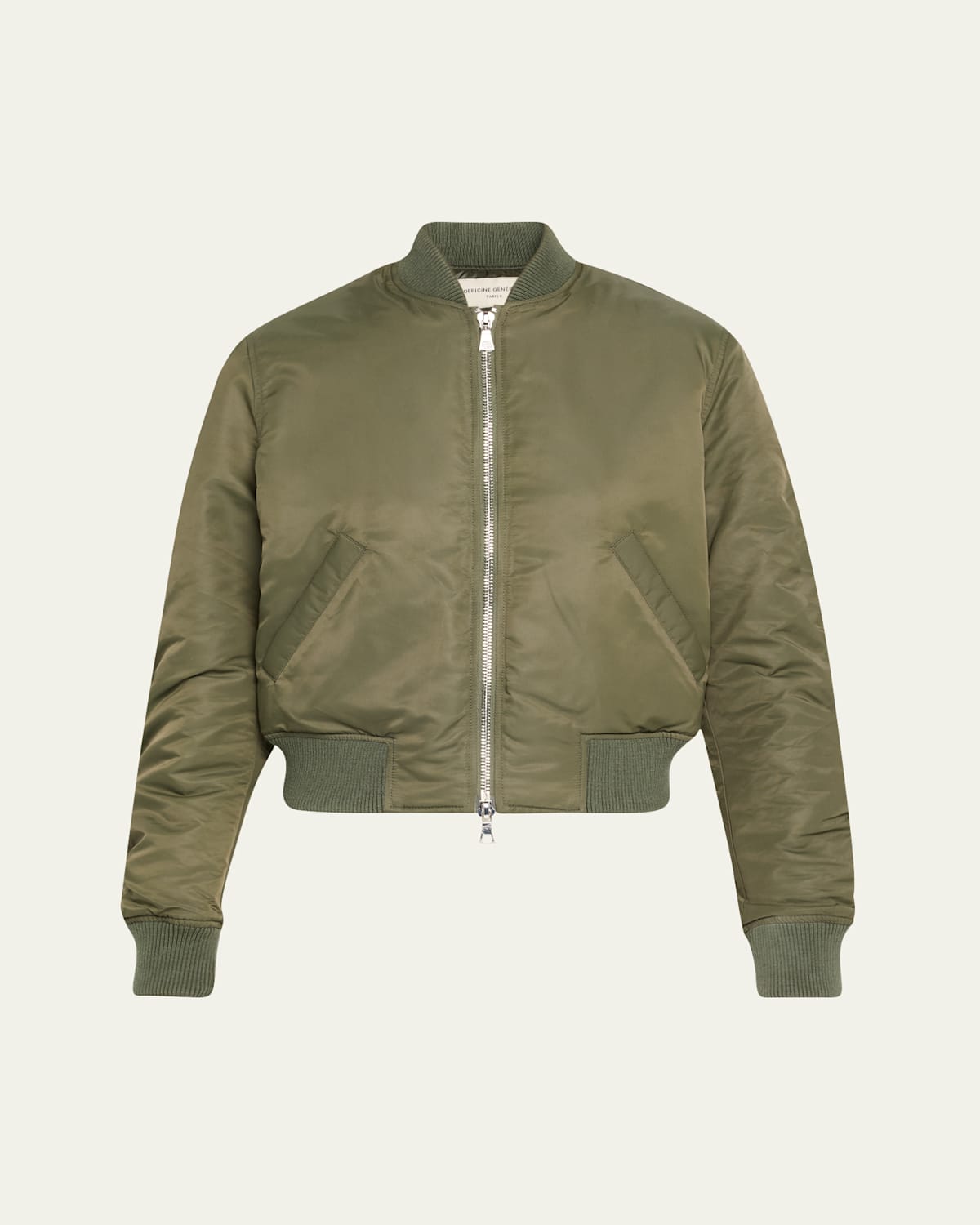 OFFICINE GENERALE NANNI NYLON BOMBER JACKET 