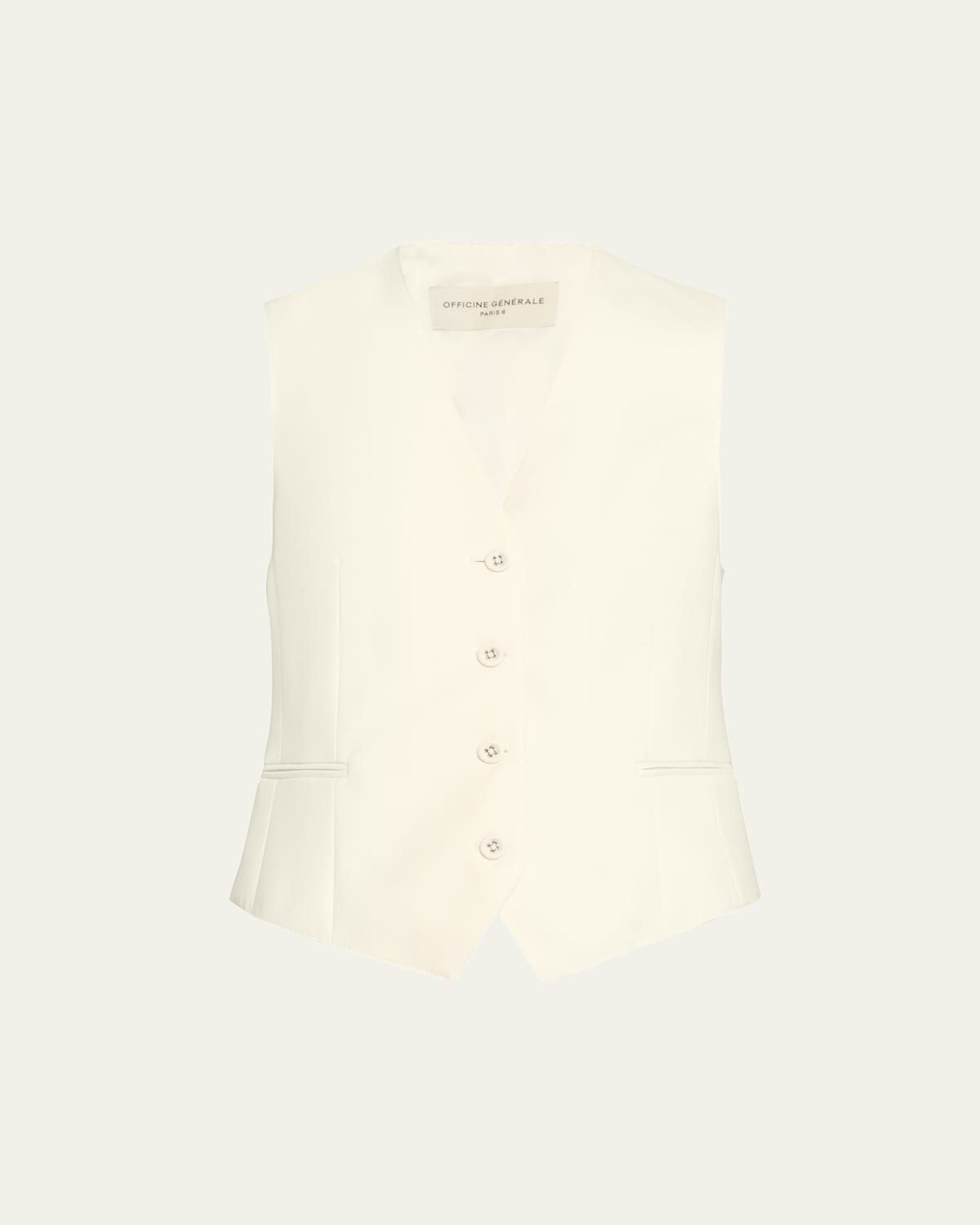 OFFICINE GENERALE CLEO TAILORED WOOL VEST 