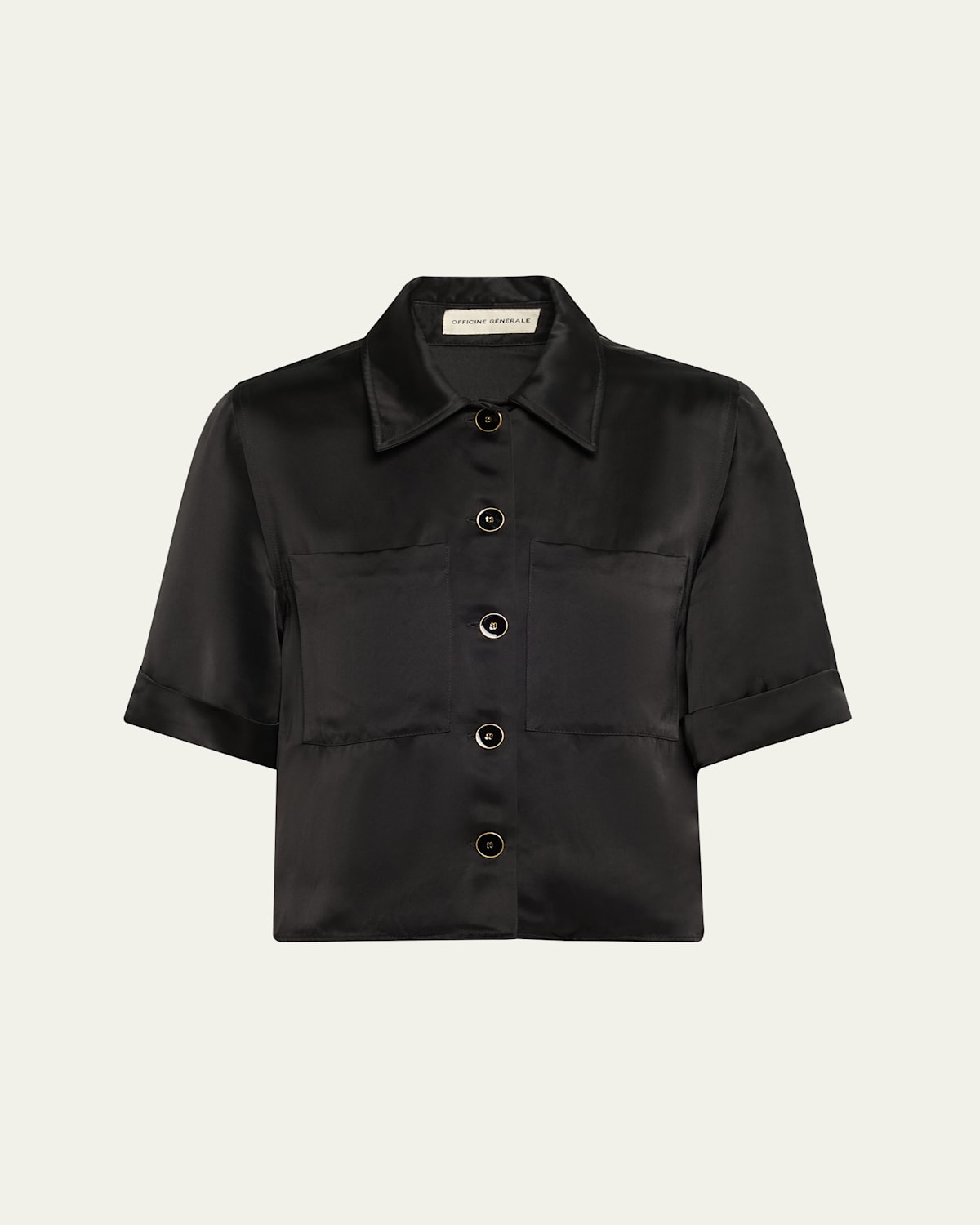 OFFICINE GENERALE LENKA FLUID VISCOSE SHIRT 