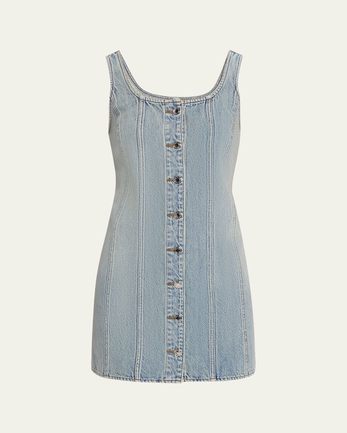 Laney Sleeveless Denim Mini Dress