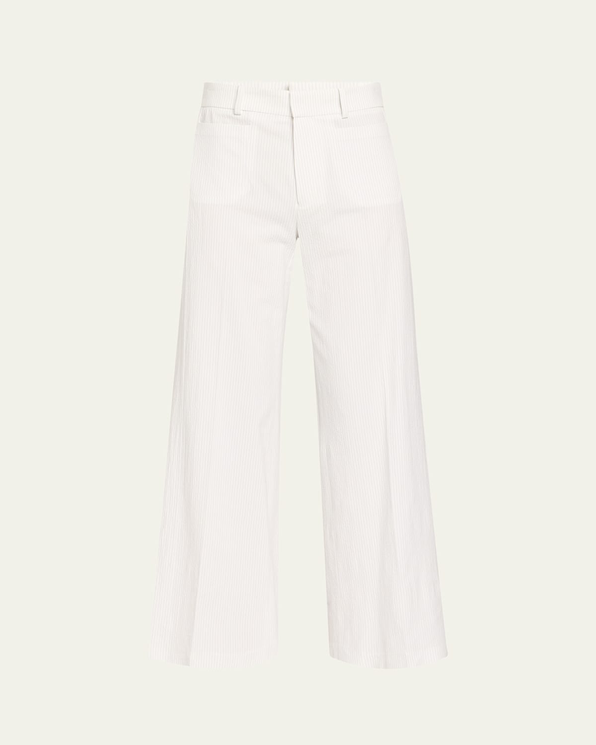 Frame Le Slim Palazzo Crop Jeans In Animal Print