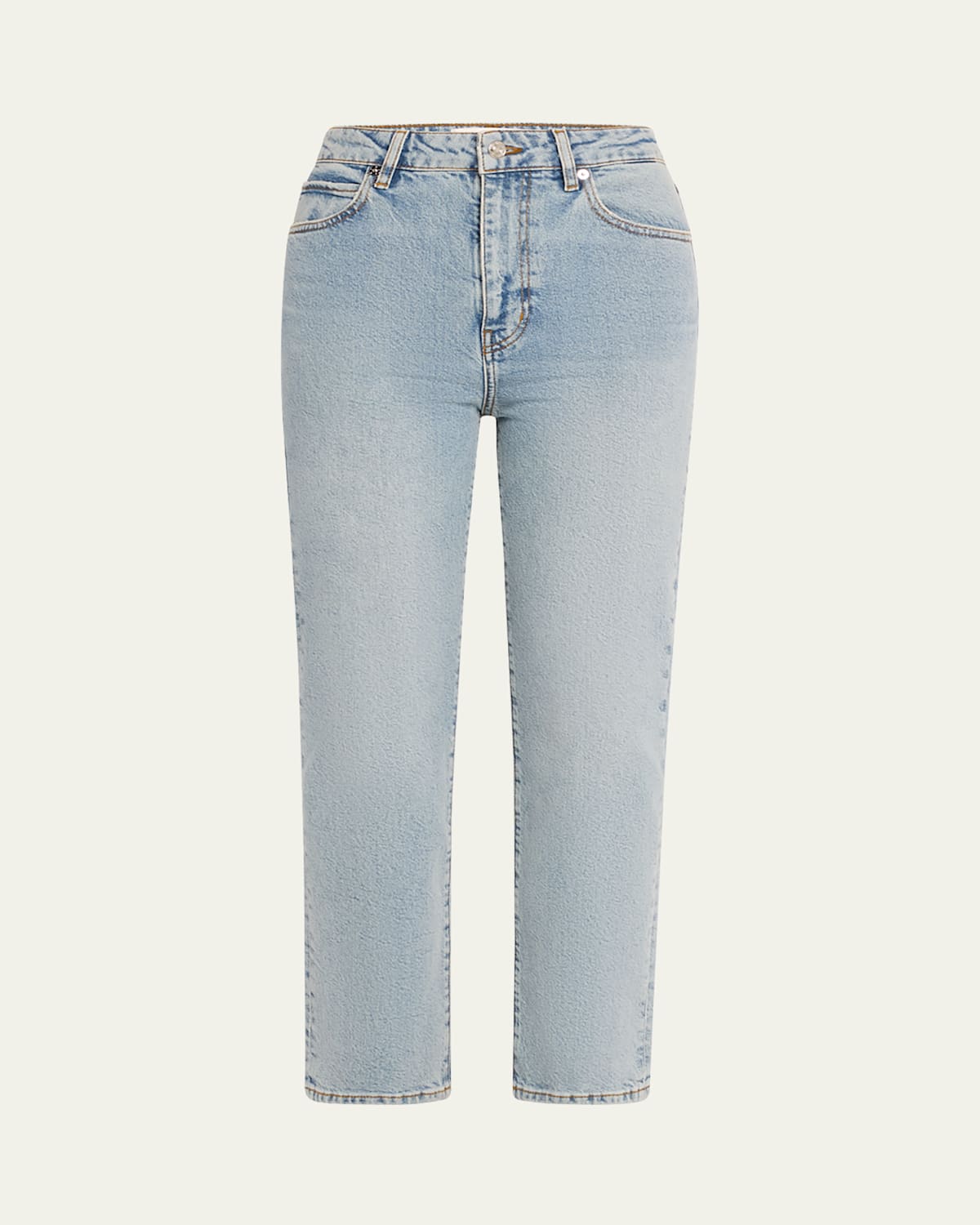 Frame The Ruler Crop Jeans In Pink