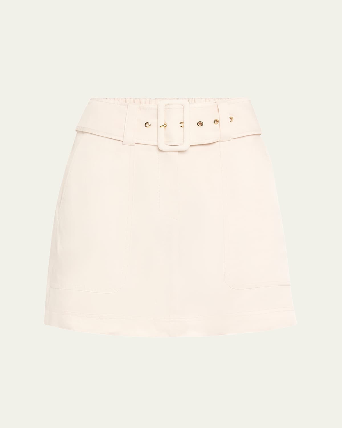 RAMY BROOK DARA BELTED MINI SKIRT 