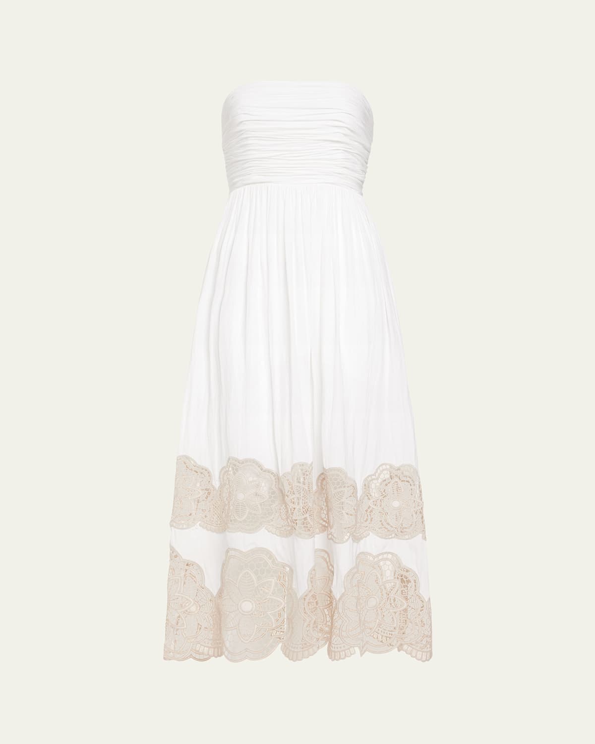 RAMY BROOK MILANI STRAPLESS MAXI DRESS 