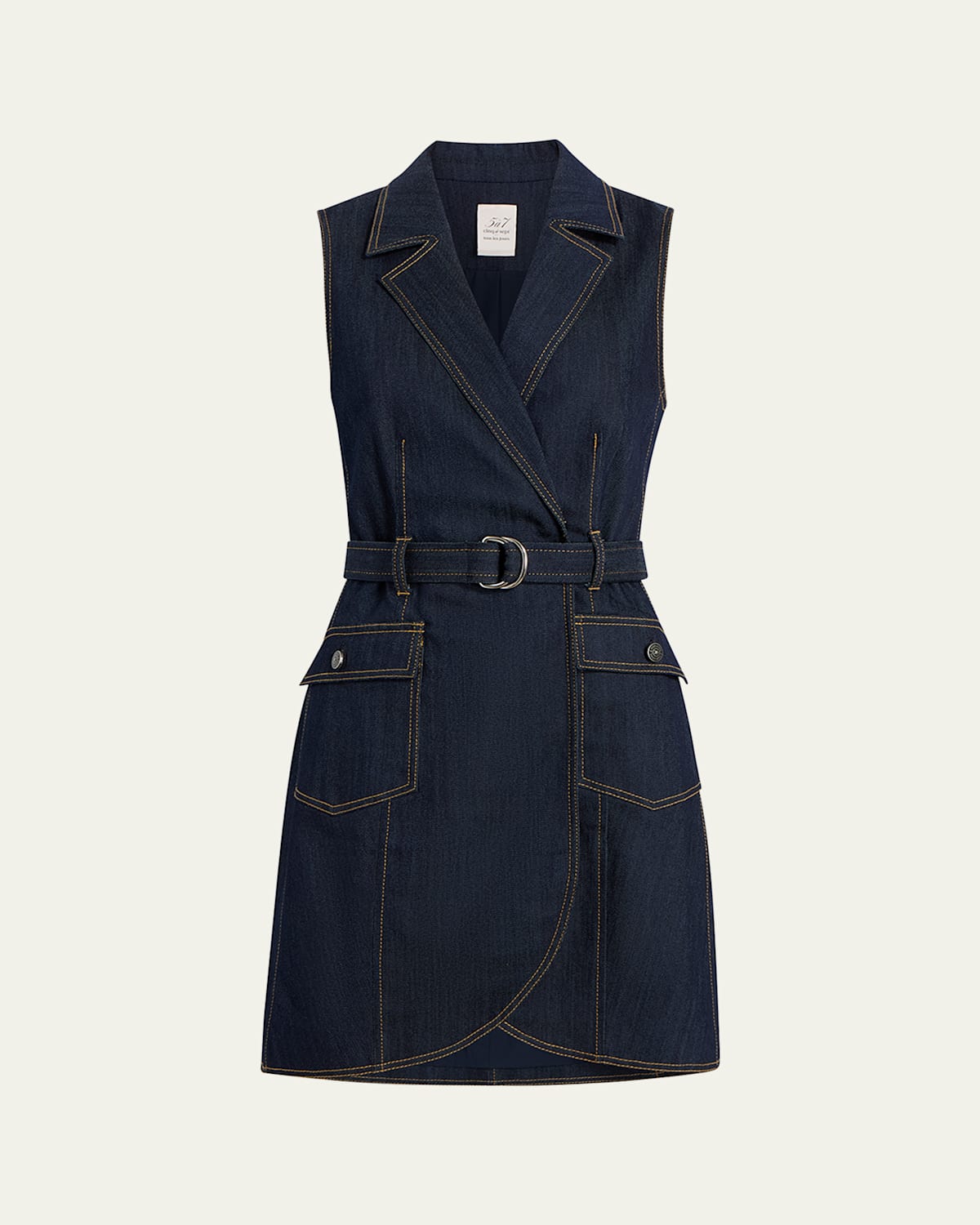 Jenessa Sleeveless Denim Mini Dress