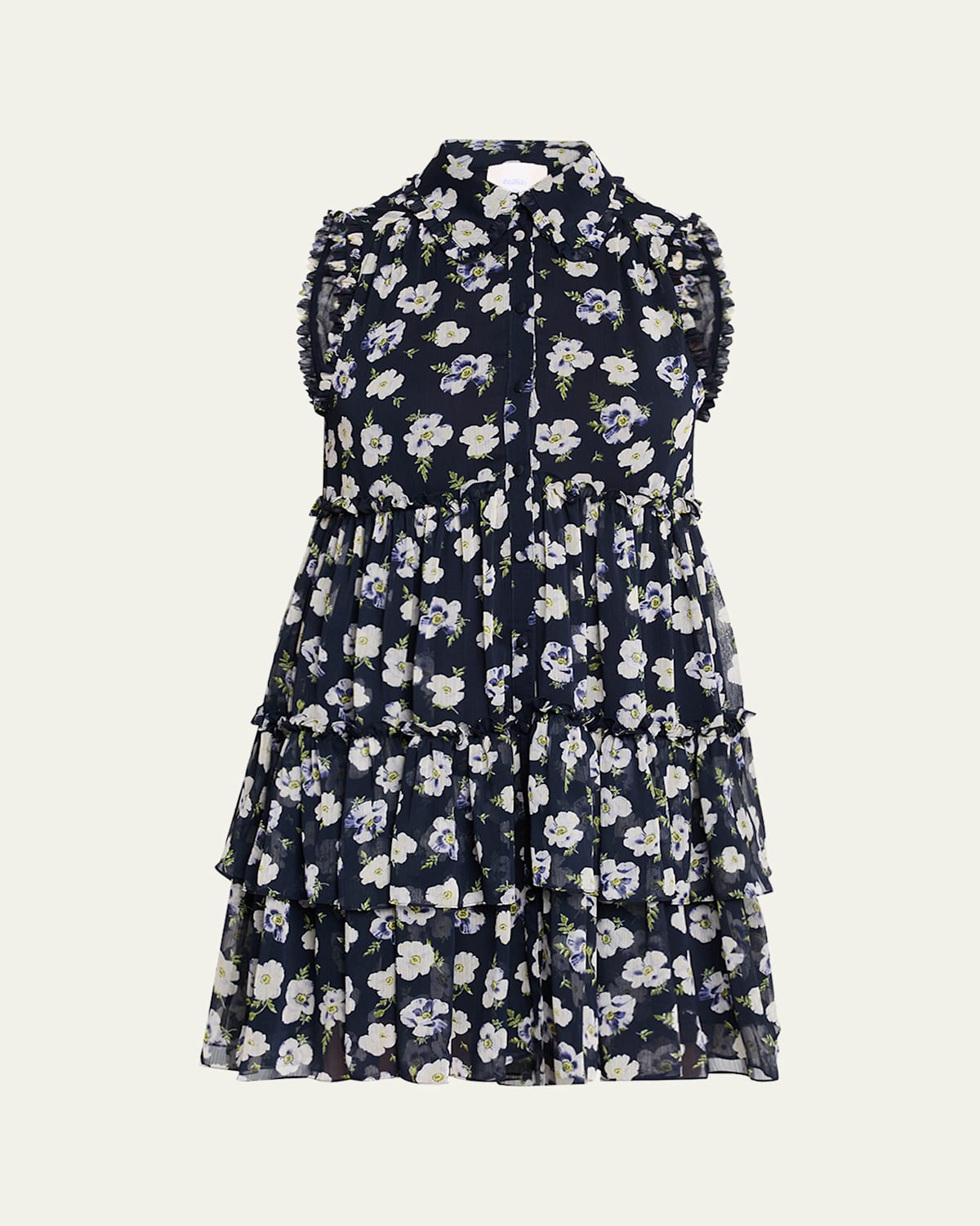 Cinq À Sept Becci Floral Sleeveless Mini Dress