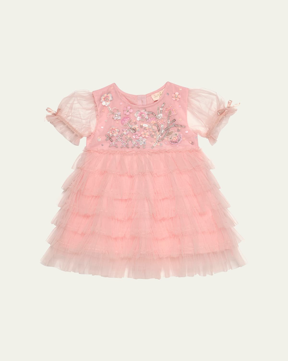 Tutu Du Monde Girl's Gardens Gate Embellished Tutu Dress In French Rose