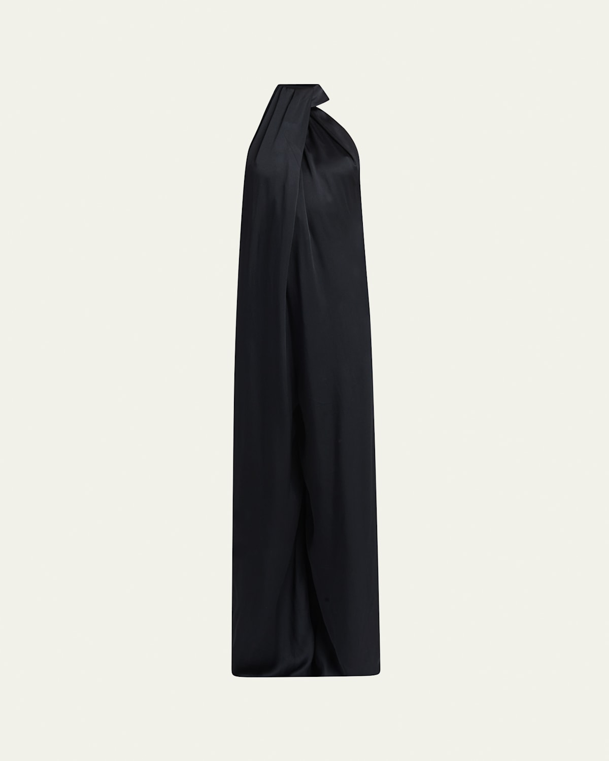 Envers Draped Satin Halterneck Jumpsuit