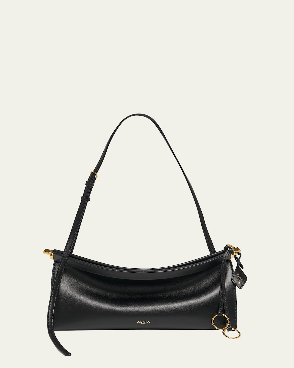 Le Click Medium Shoulder Bag in Glossy Leather
