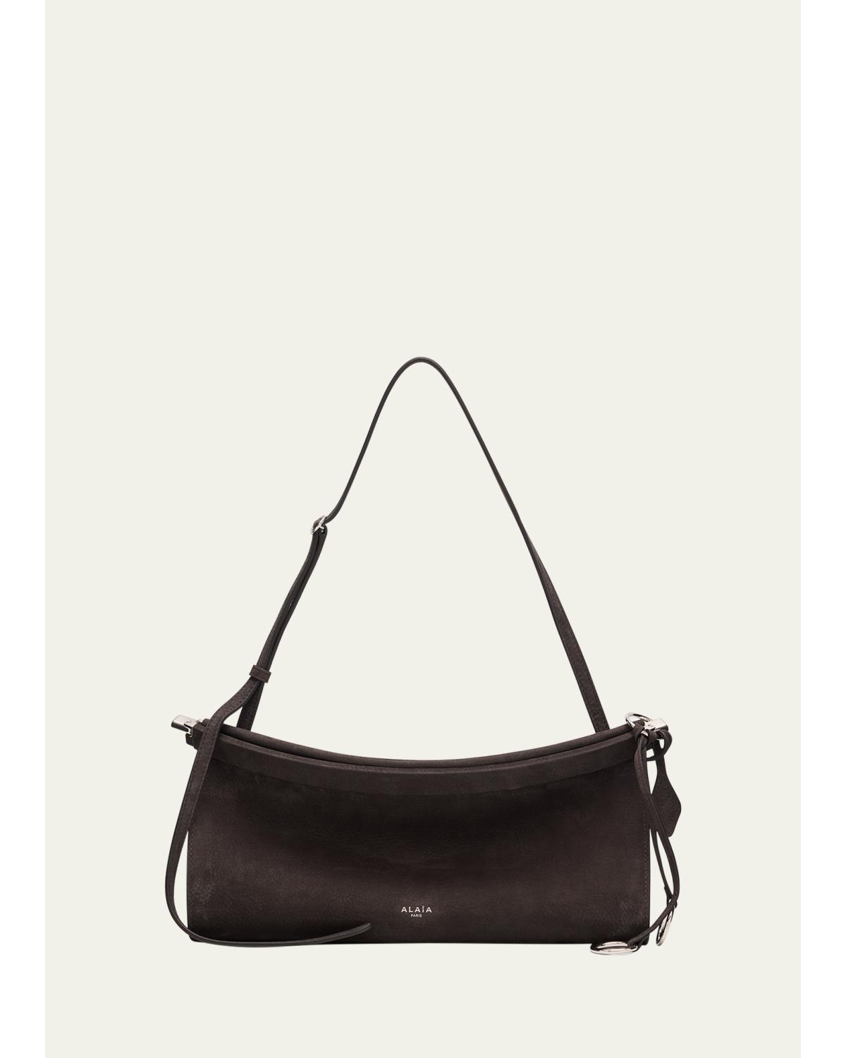 Le Click Medium Shoulder Bag in Suede