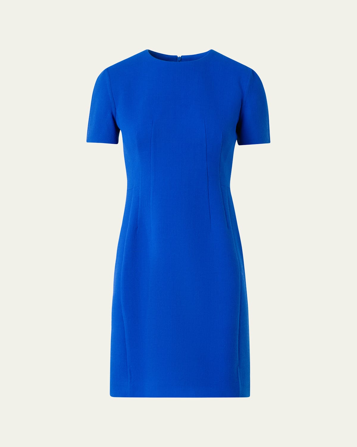 Shop Akris Tailored Wool Crepe Dress