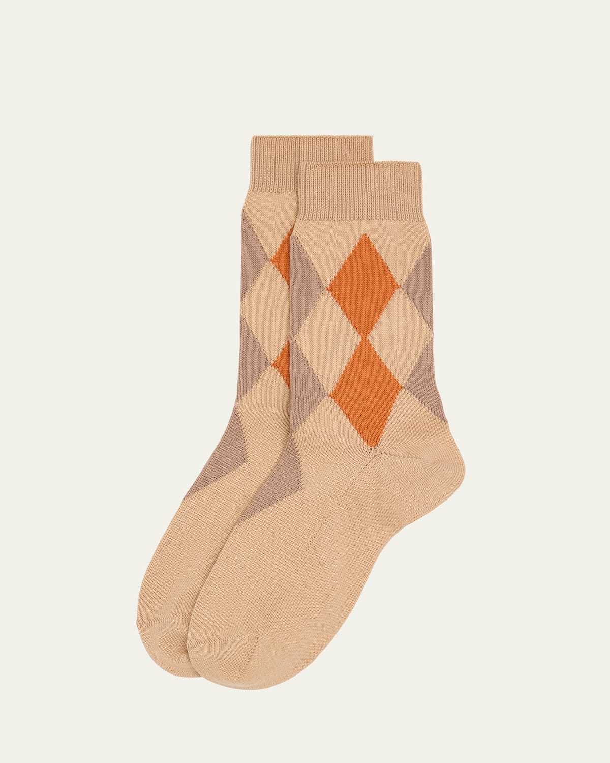 Argyle Mid-Calf Socks