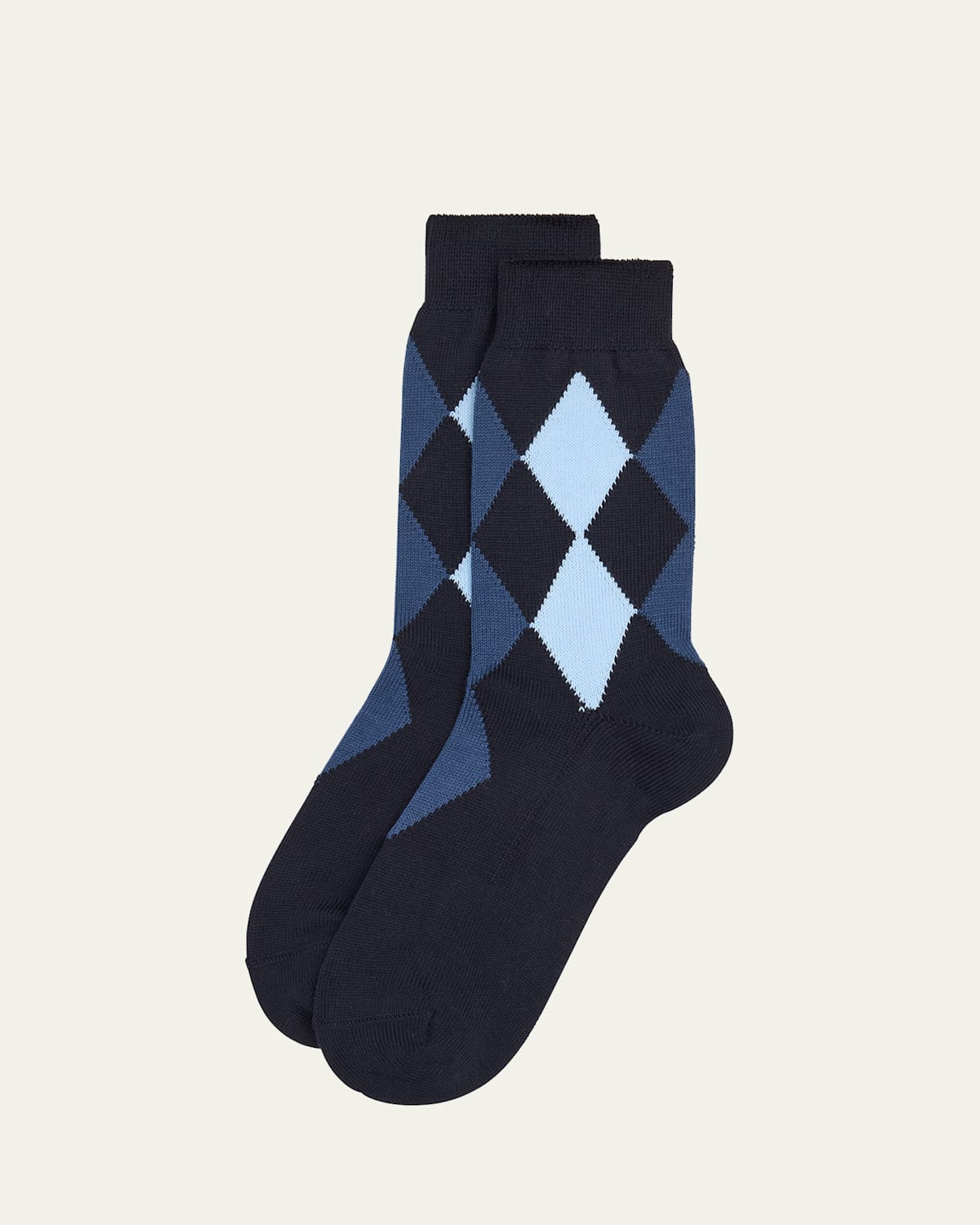 MARIA LA ROSA ARGYLE MID-CALF SOCKS 