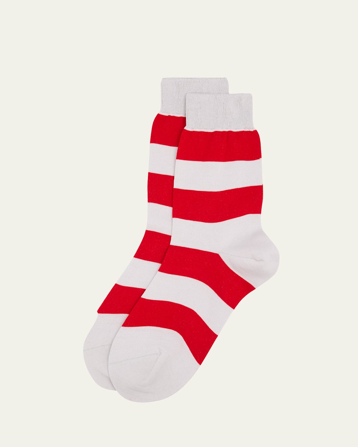 Striped Mid-Calf Socks