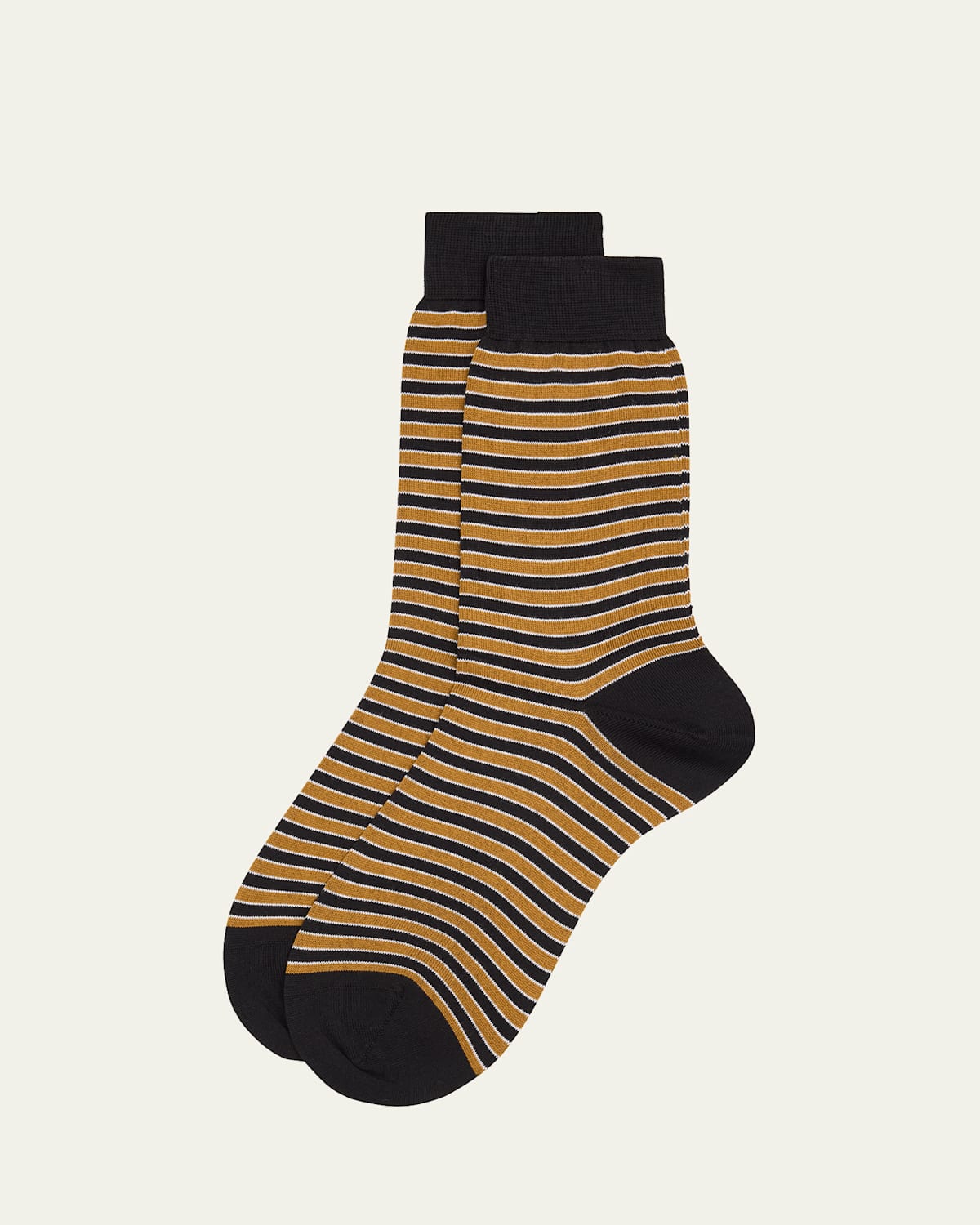 Striped Mid-Calf Socks