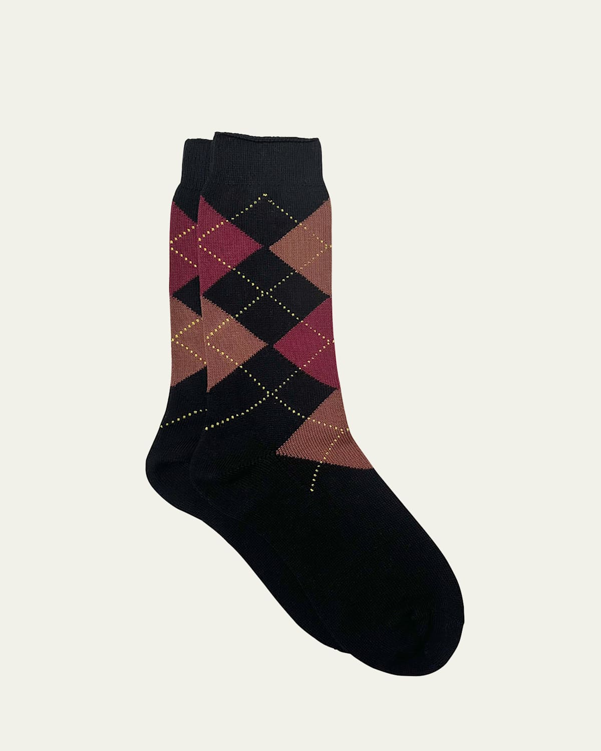 Argyle Crew Socks