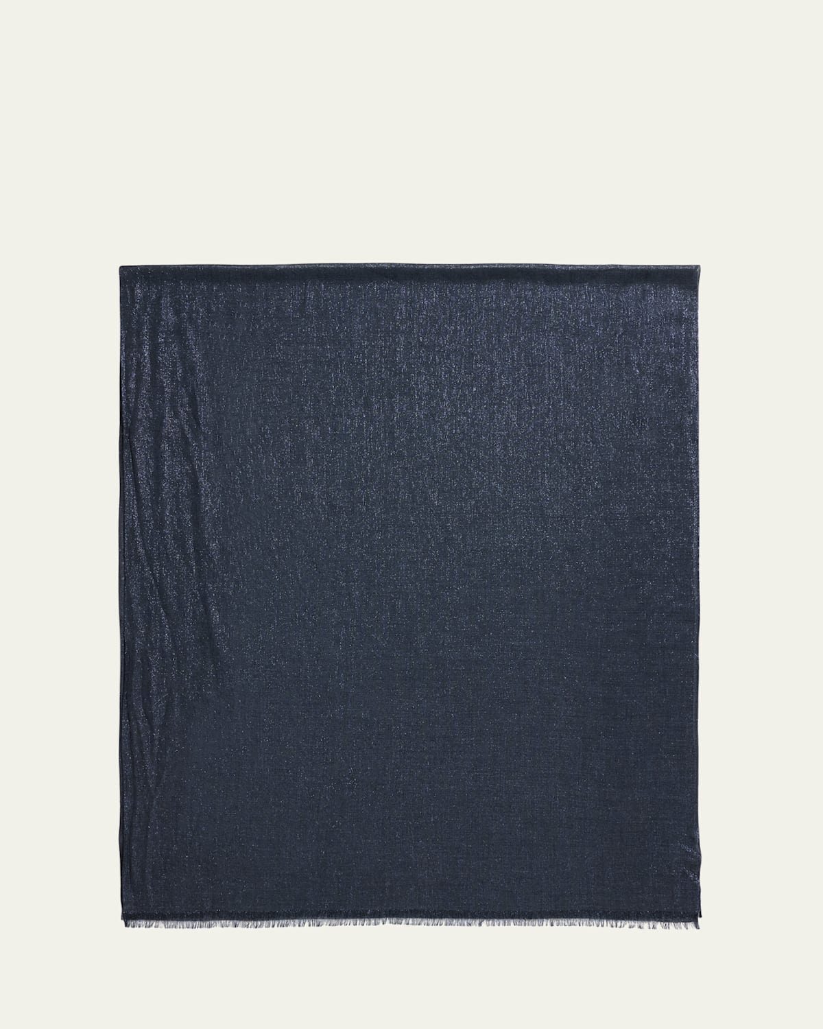 Brunello Cucinelli Lightweight Cashmere-blend Scarf In Blue
