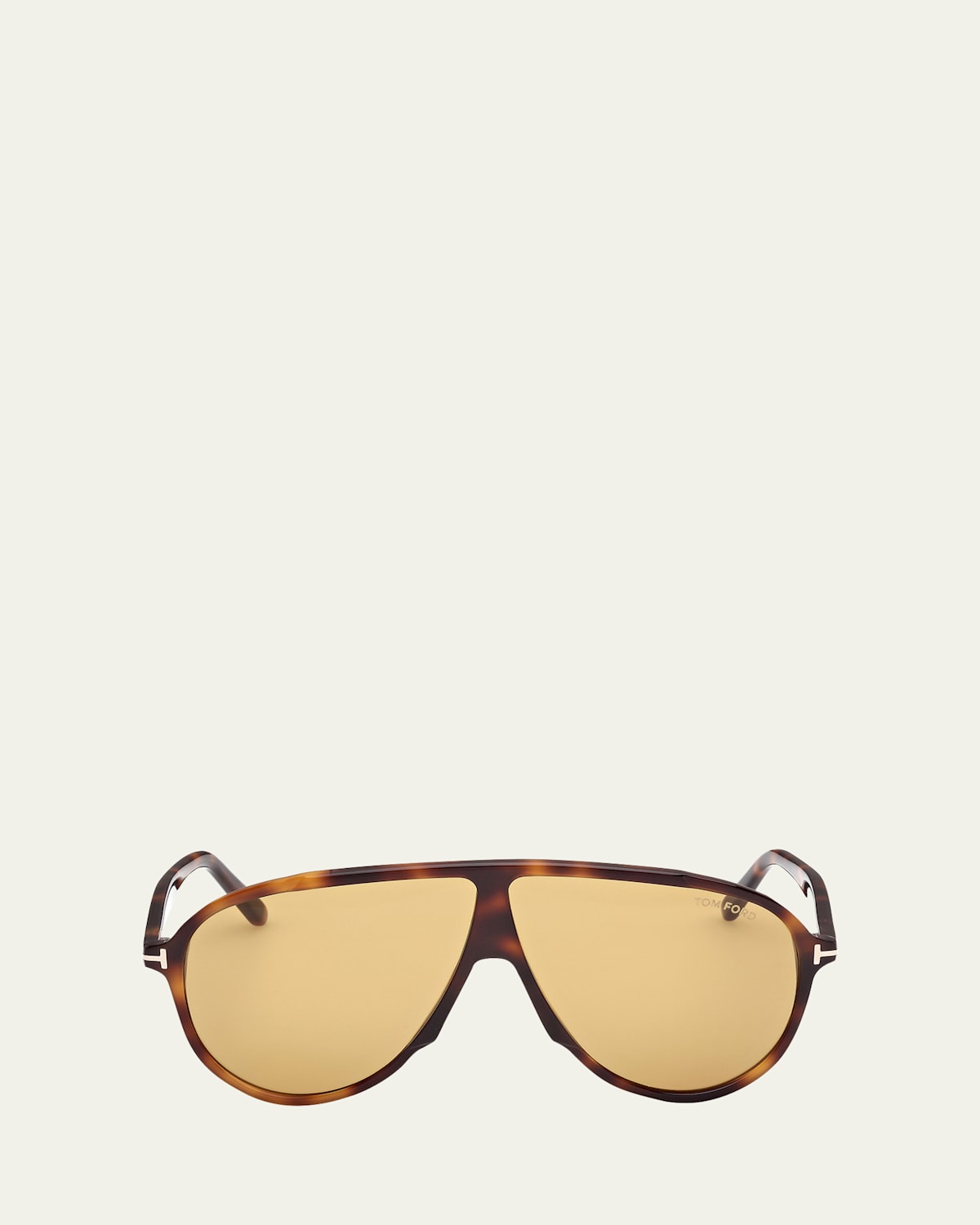 Tom Ford Vladimir Aviator Acetate Sunglasses In Colhav/brn