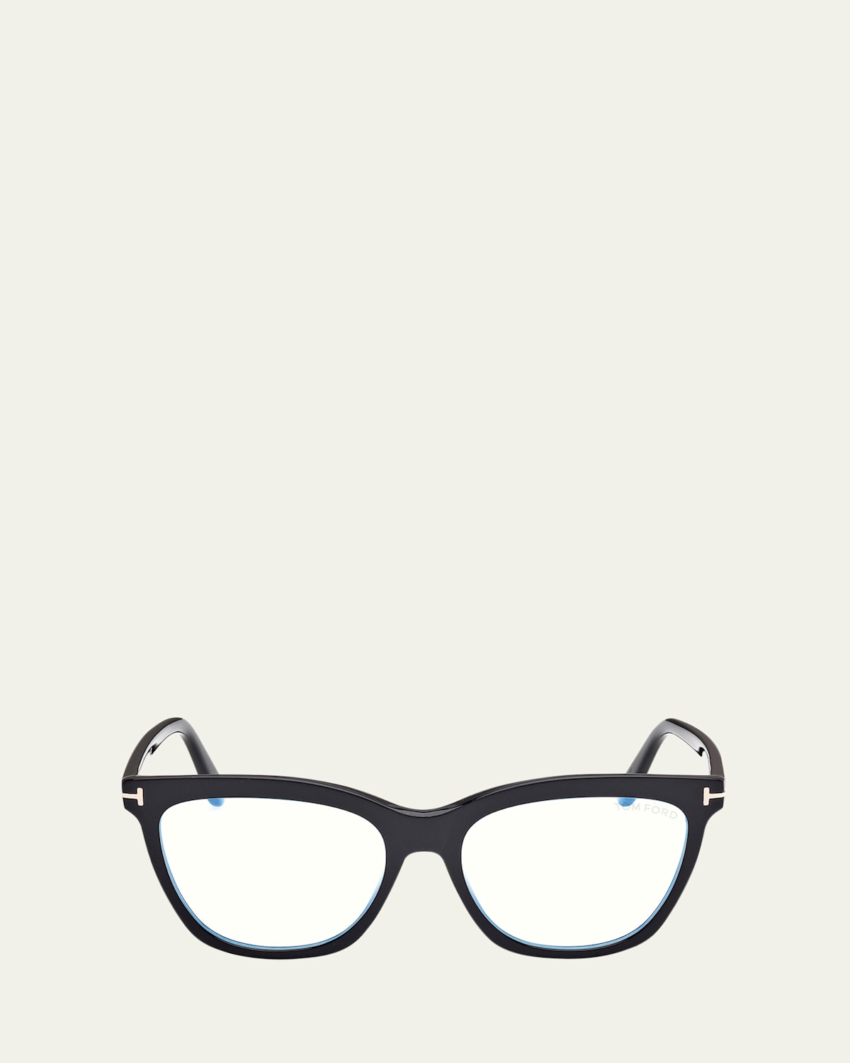 Tom Ford Butterfly Blue Block Optical Frames In Sblk