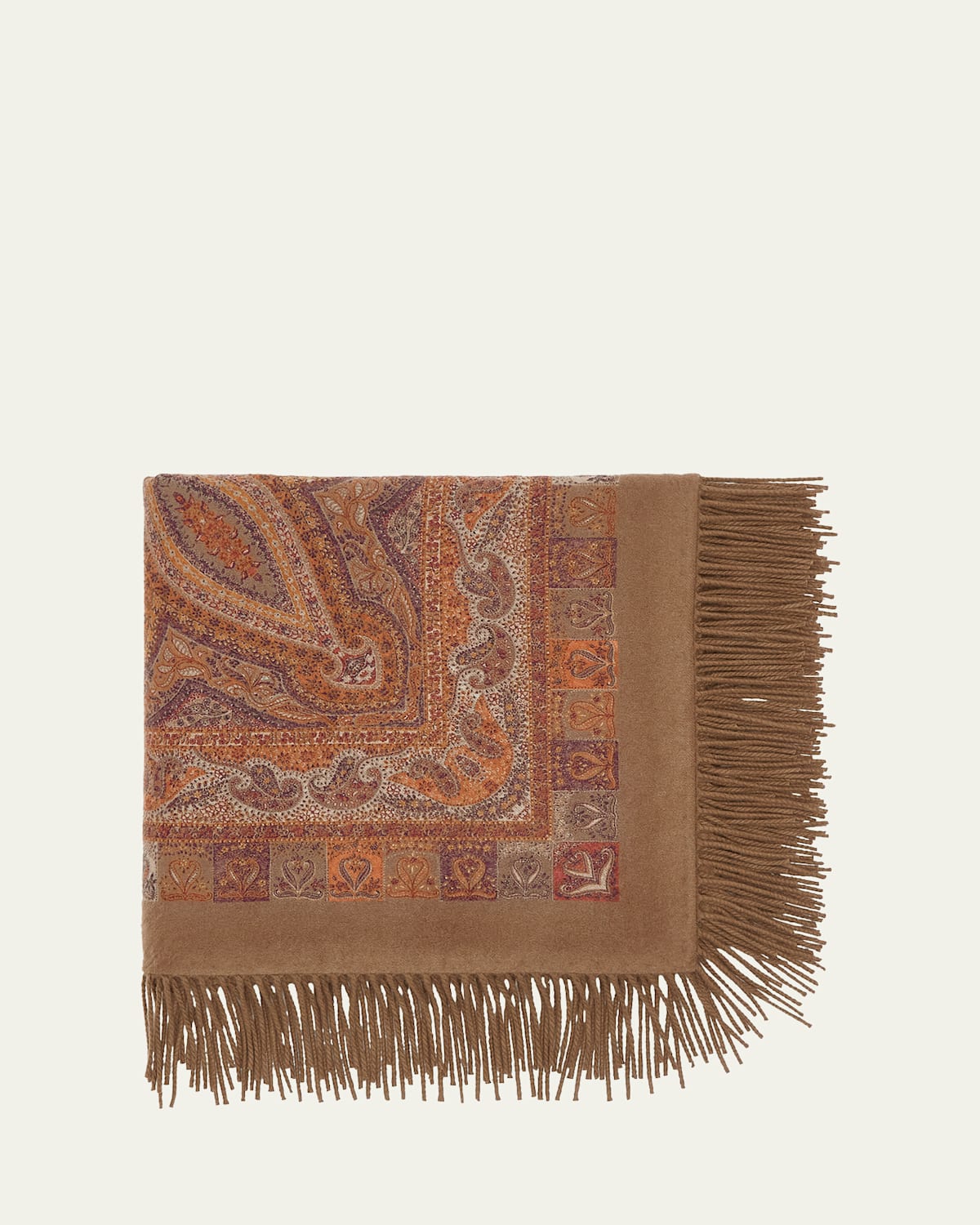 Loro Piana Sherazade Silk Blend Scarf In Tobacco Brow Crushed