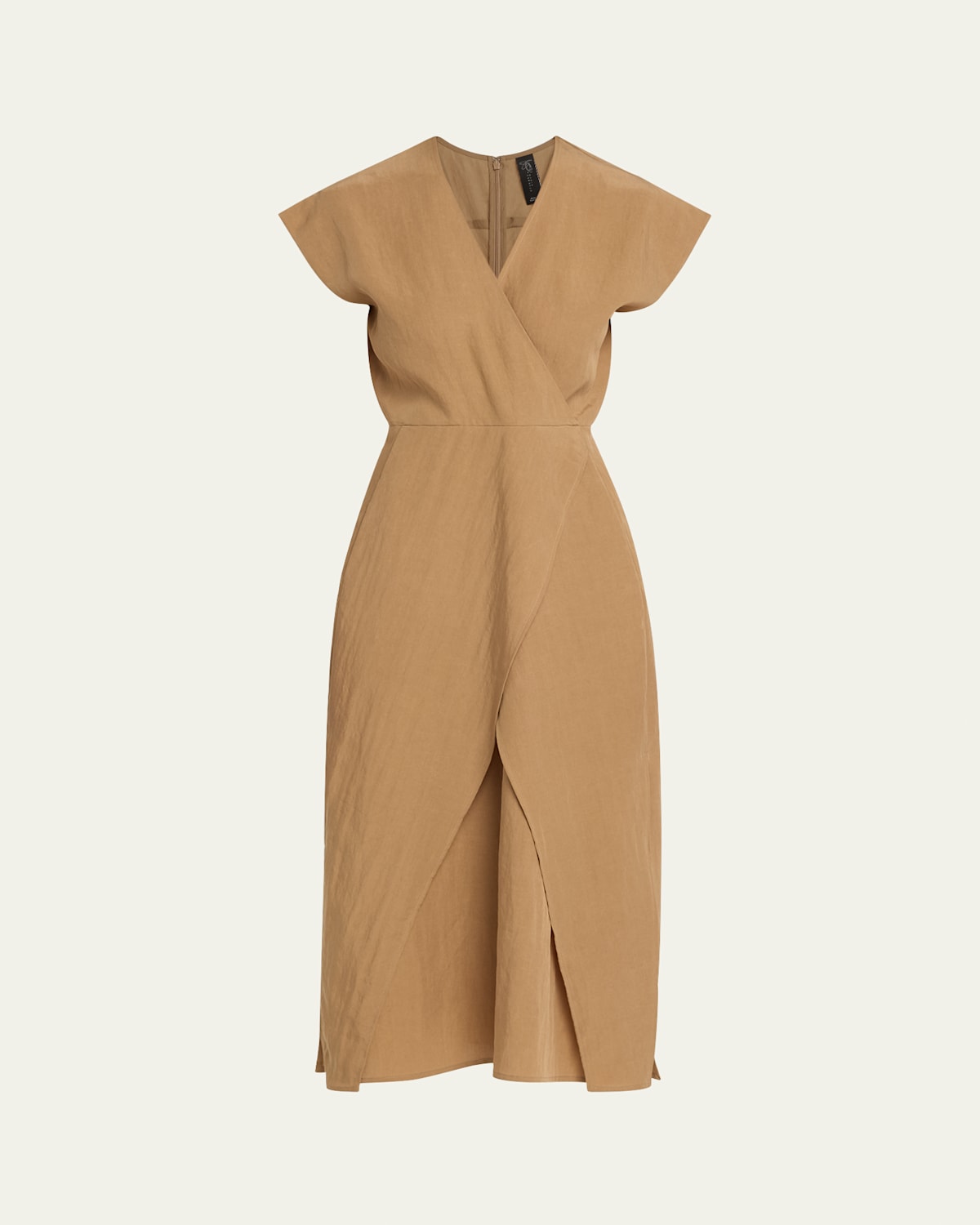 Mido Overlapped Panel Dress