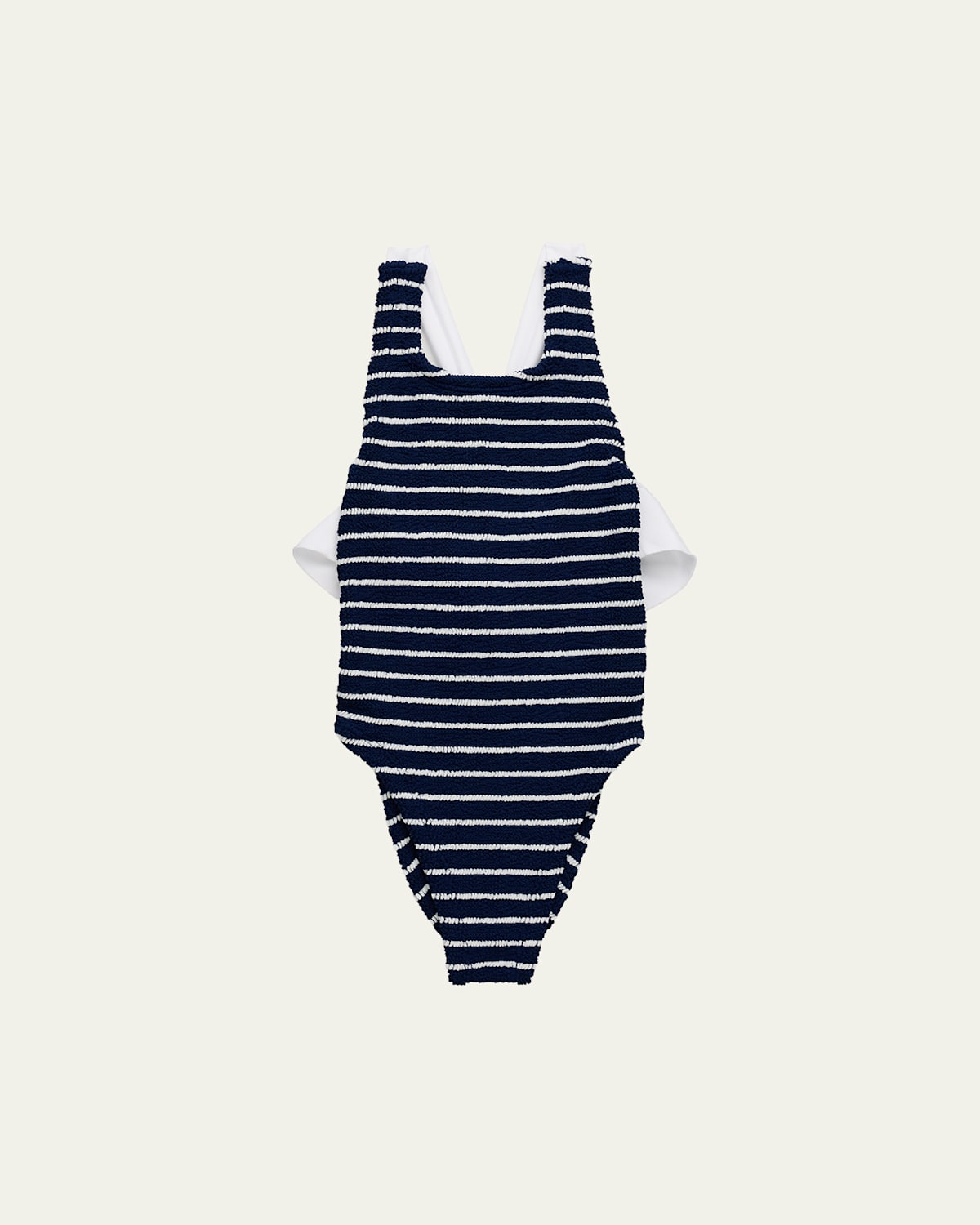 Hunza G Girl's Lara Stripe One-piece Swimsuit