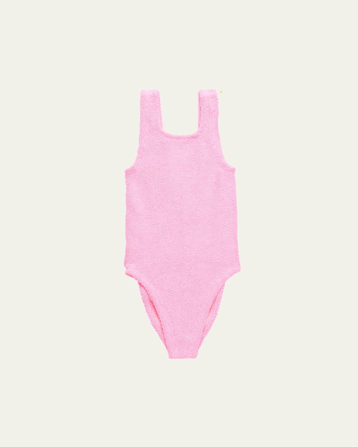 Hunza G Girl's One Size One-piece Textured Swimsuit