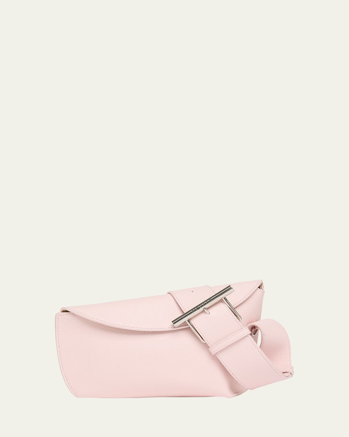 Alexander Mcqueen Mcqueen T-bar Sling Asymmetric Leather Crossbody Bag