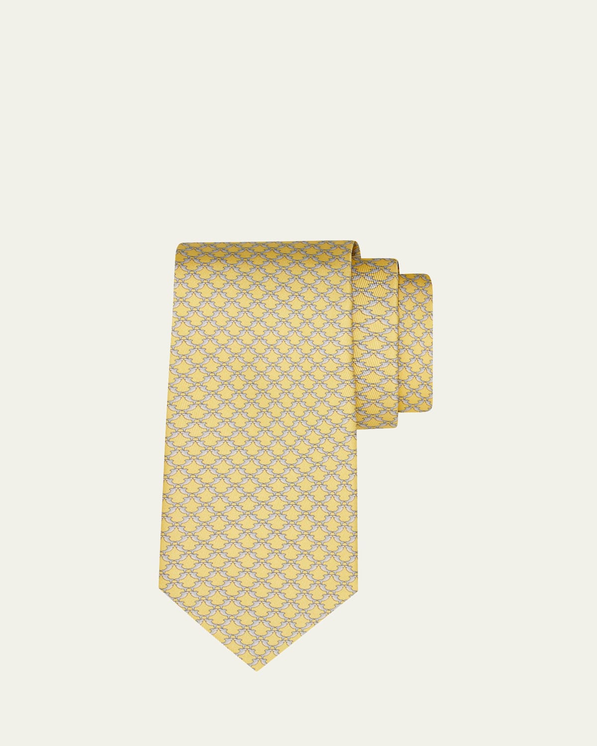 Ferragamo Men's Dolphin Check Tie