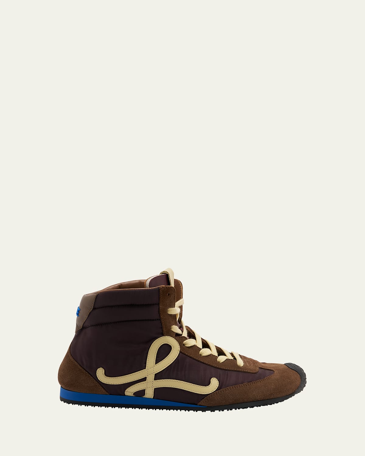 High-Top Retro Runner Sneakers