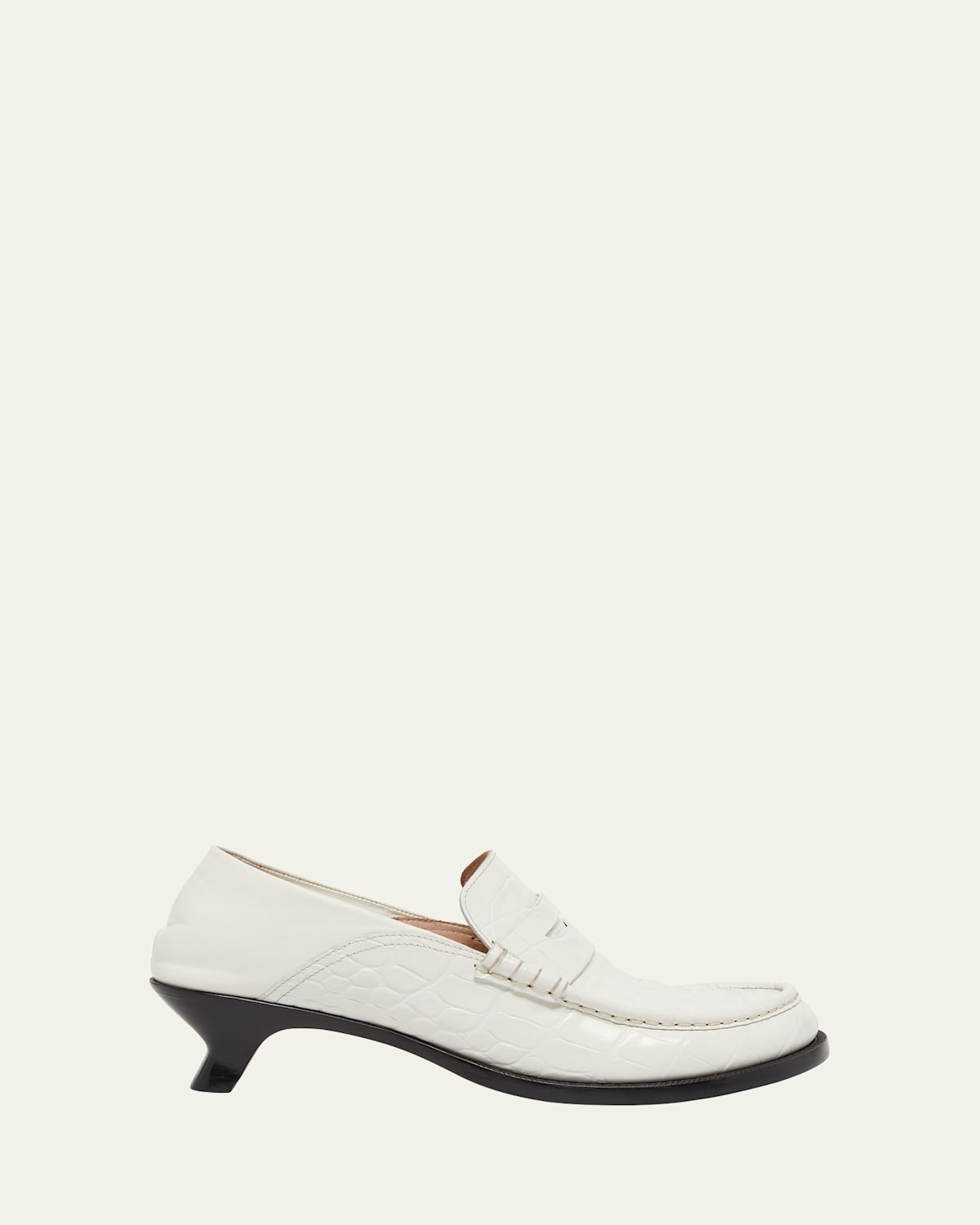 Campo Croco Fold Penny Loafers