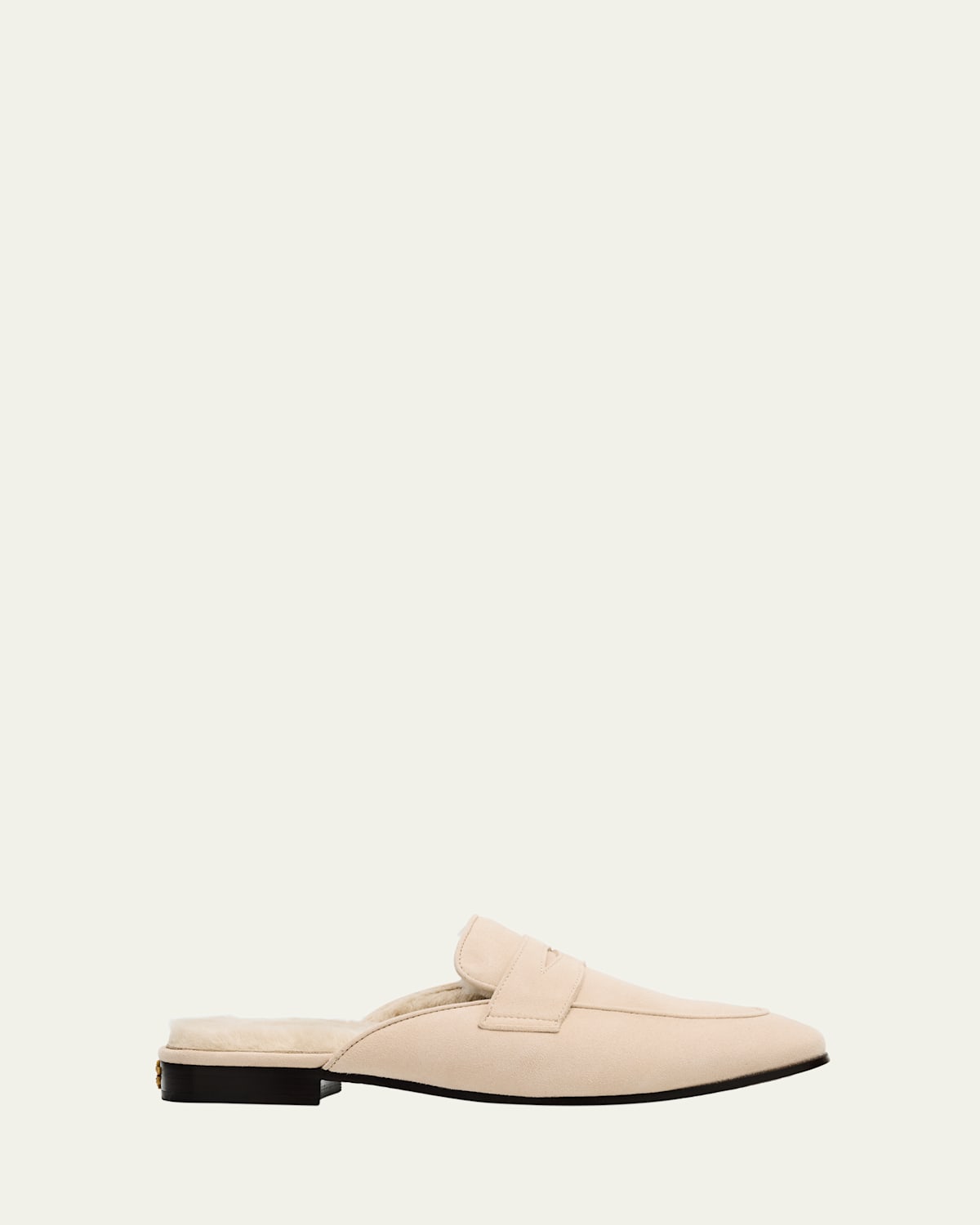 Bougeotte Nomad Shearling-lined Suede Loafer Mules