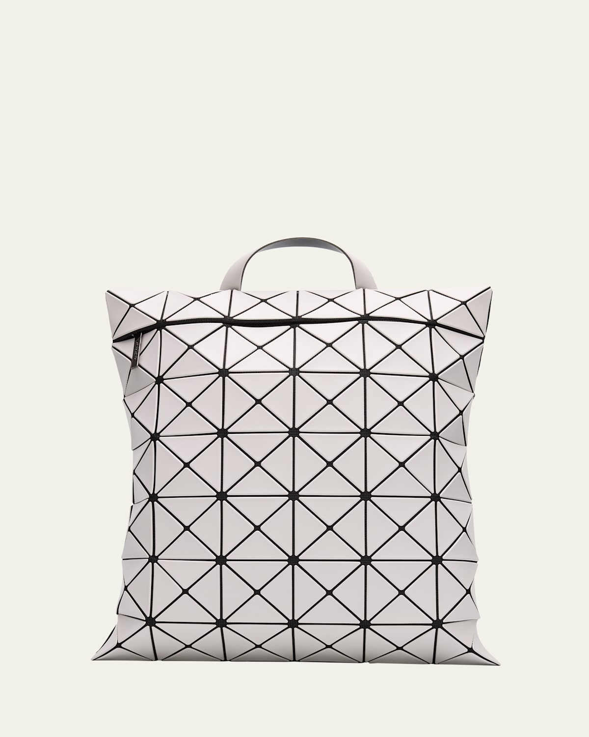 Bao Bao Issey Miyake Flat Geometric Backpack In Lt Gray