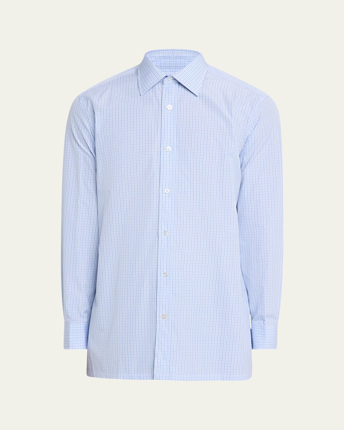 Men's Cotton Tonal Check Sport Shirt
