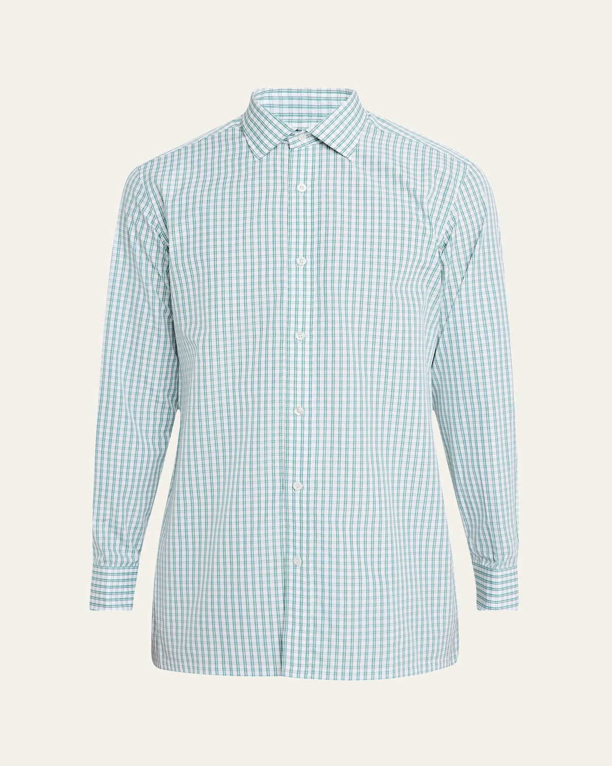 Men's Cotton Graph Check Sport Shirt