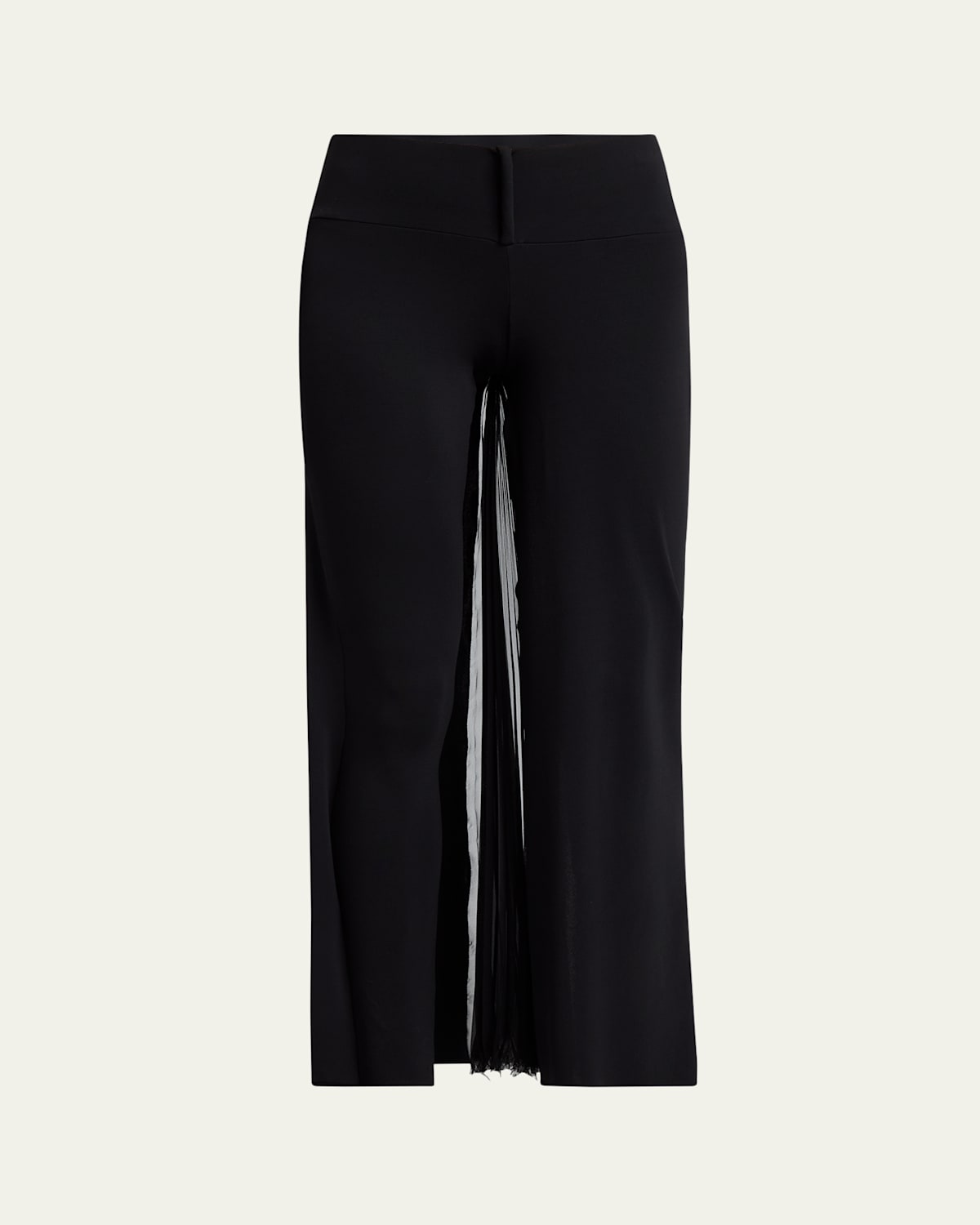 Shop Courrèges Infinity Pleats Jersey Pants