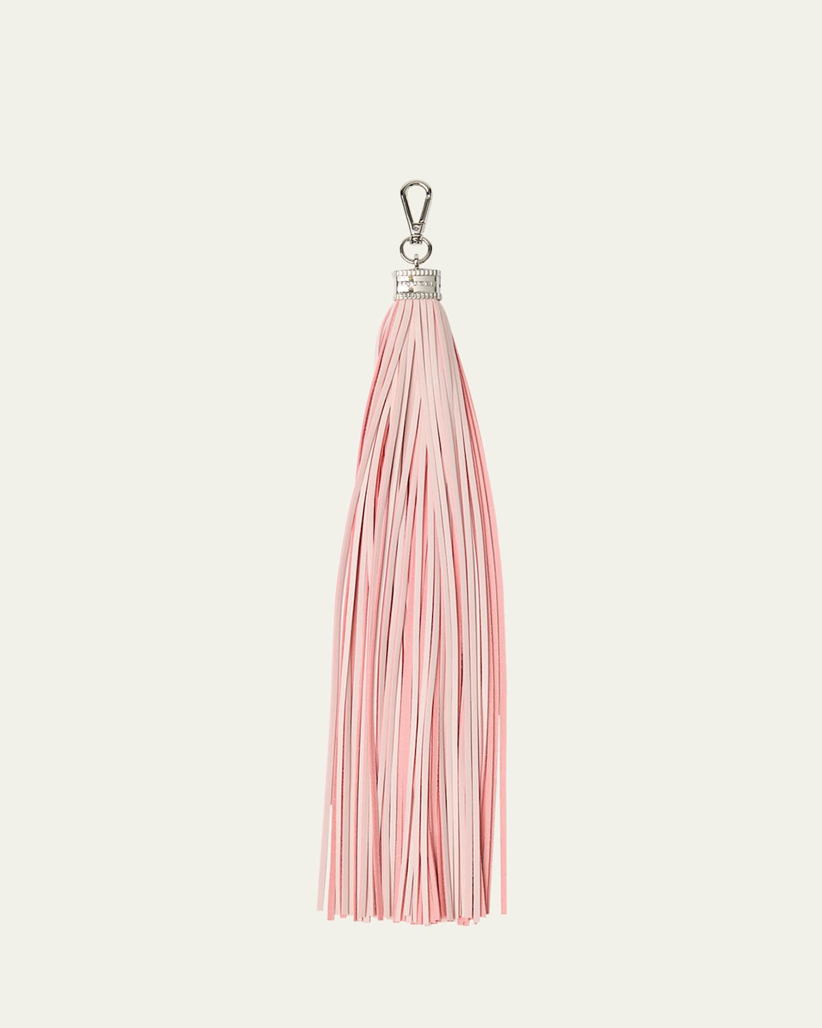 Alexander Mcqueen Tassel Leather Charm In Pink