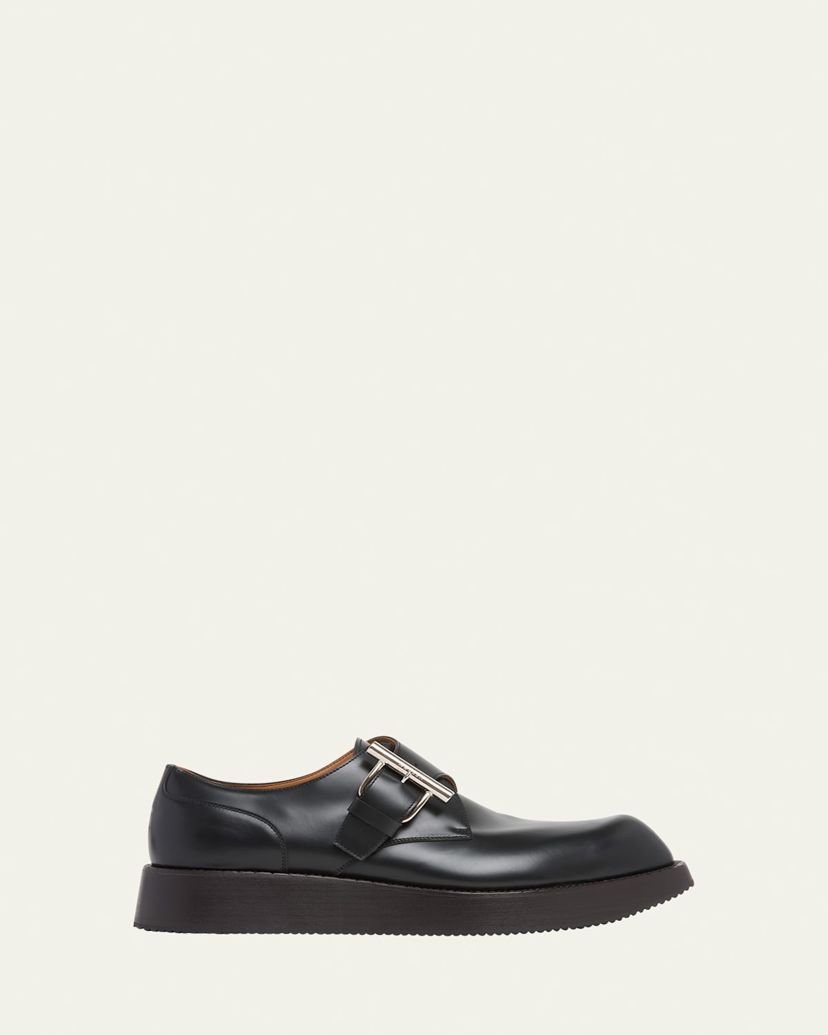 Men's T-Bar Leather Creeper Shoes