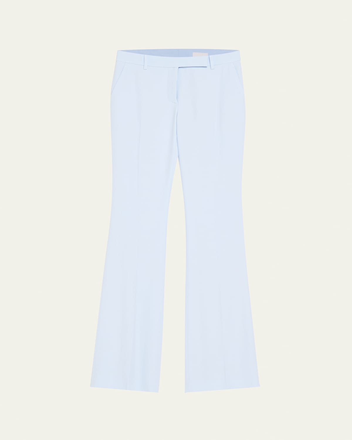 Bootcut Leaf Crepe Pants