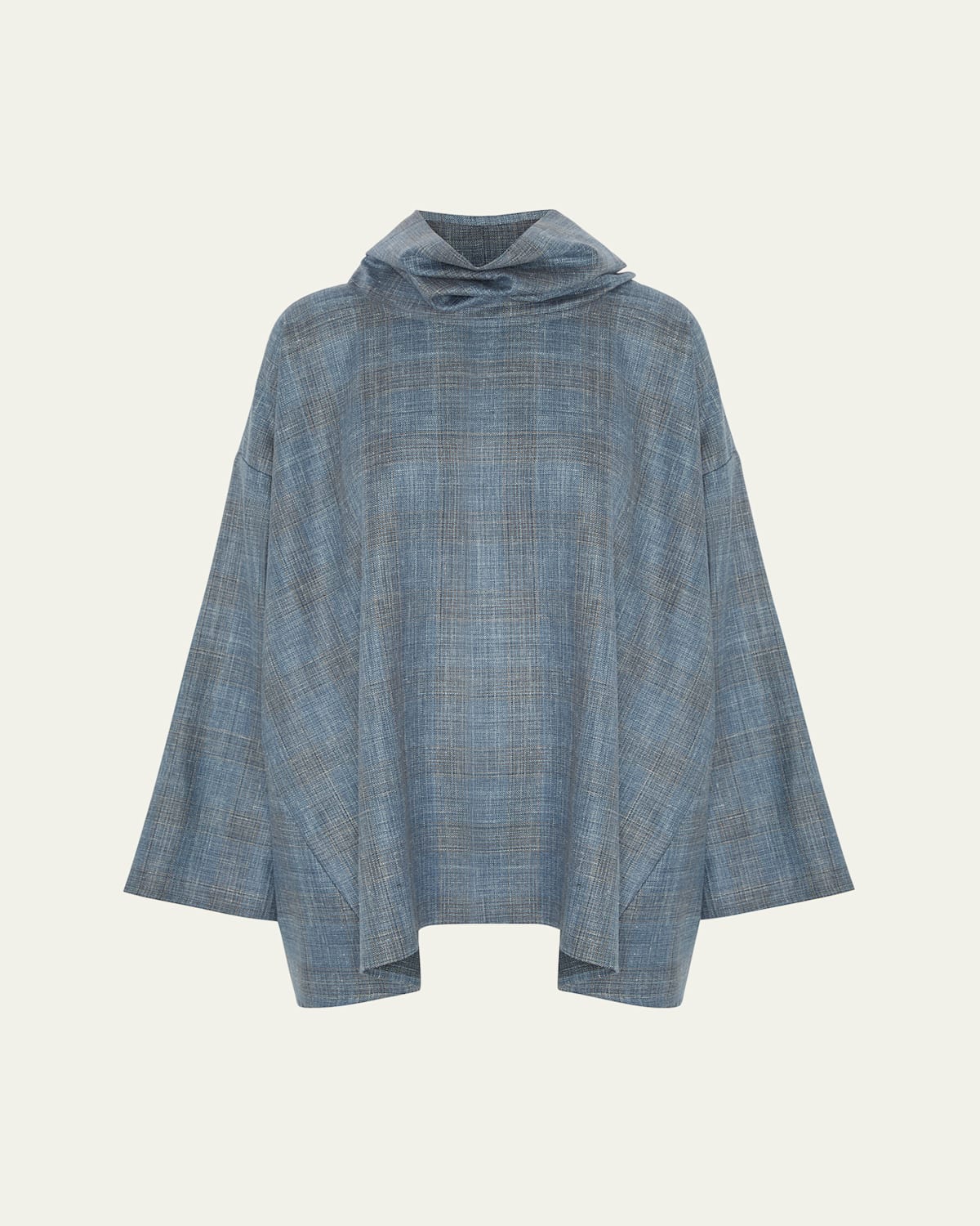 ESKANDAR ANGLED-TO-FRONT MONKS TOP (LONG LENGTH) 