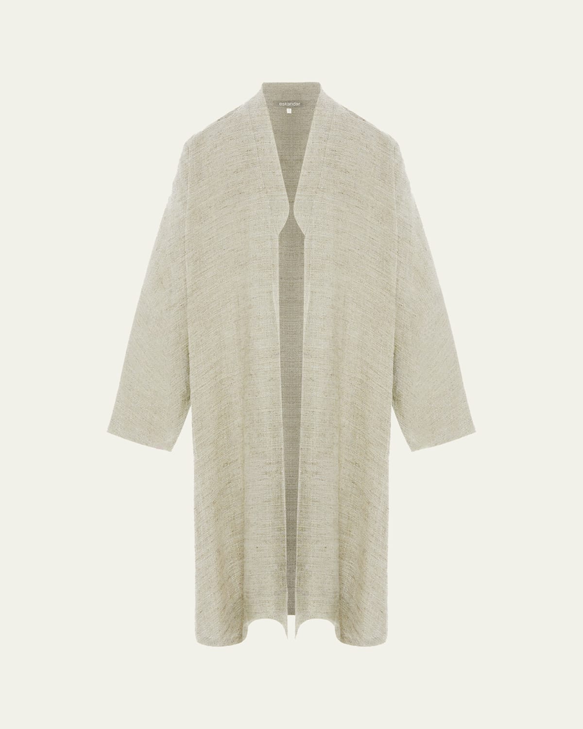 Shop Eskandar Bakhtiari Coat In Natural