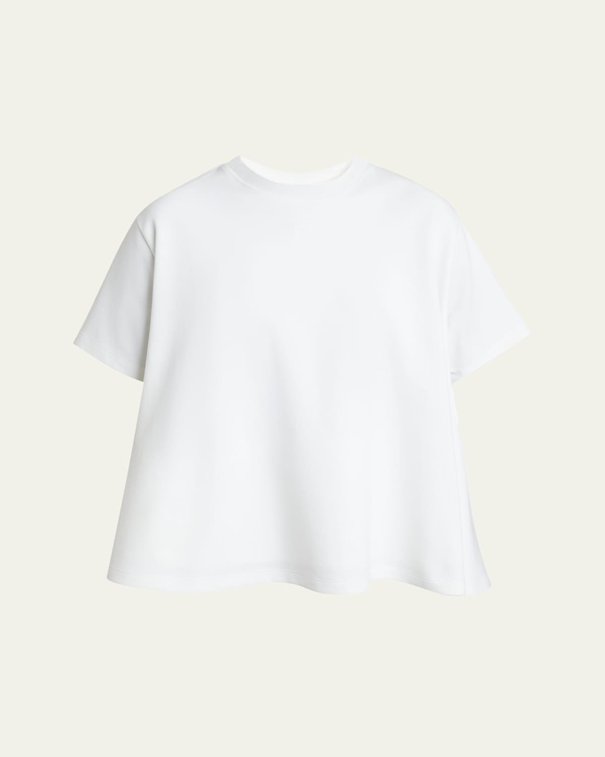 Loewe Women Anagram-embroidered Trapeze T-shirt In White