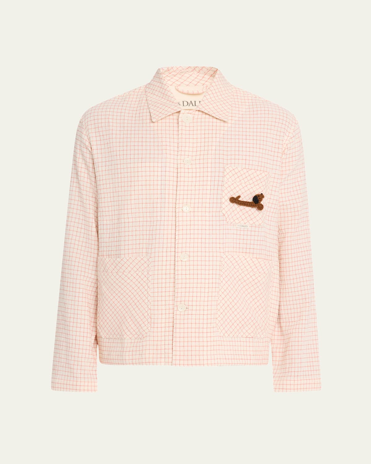 Shop S.s. Daley Men's Clarence Seersucker Check Chore Jacket