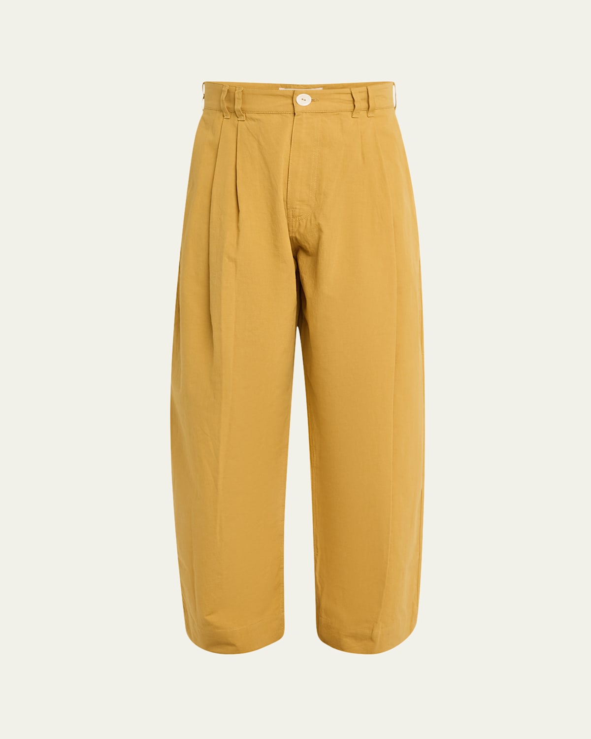 Shop S.s. Daley Men's Clarence Cotton And Linen Pleated Trousers