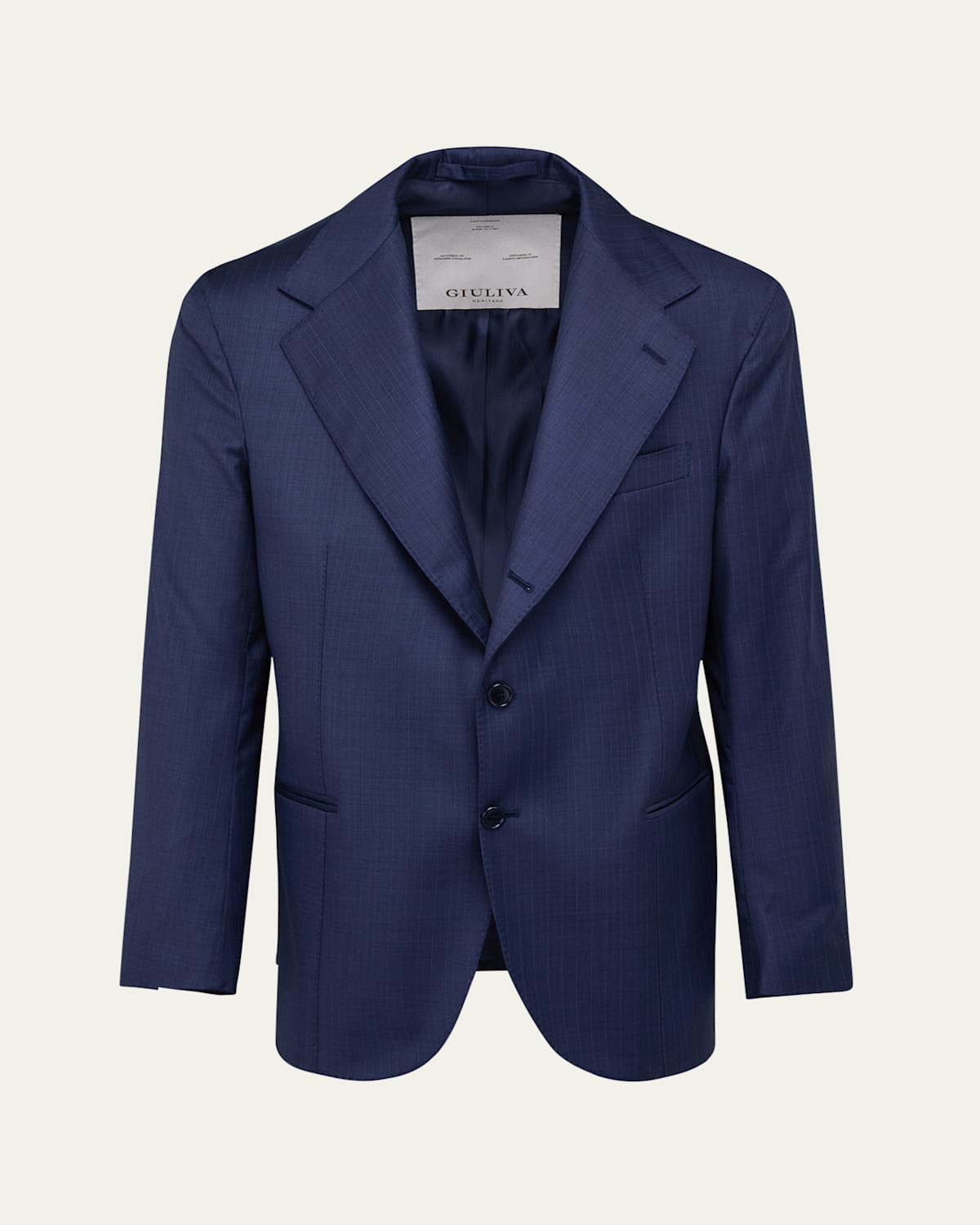 Men's Alfonso Striped Wool Blazer